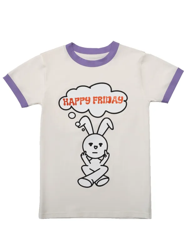 'Happy Friday' T-shirt sold by Natasha Zinko