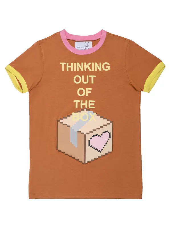 Pixel 'Thinking Out of The Box' T-shirt sold by Natasha Zinko