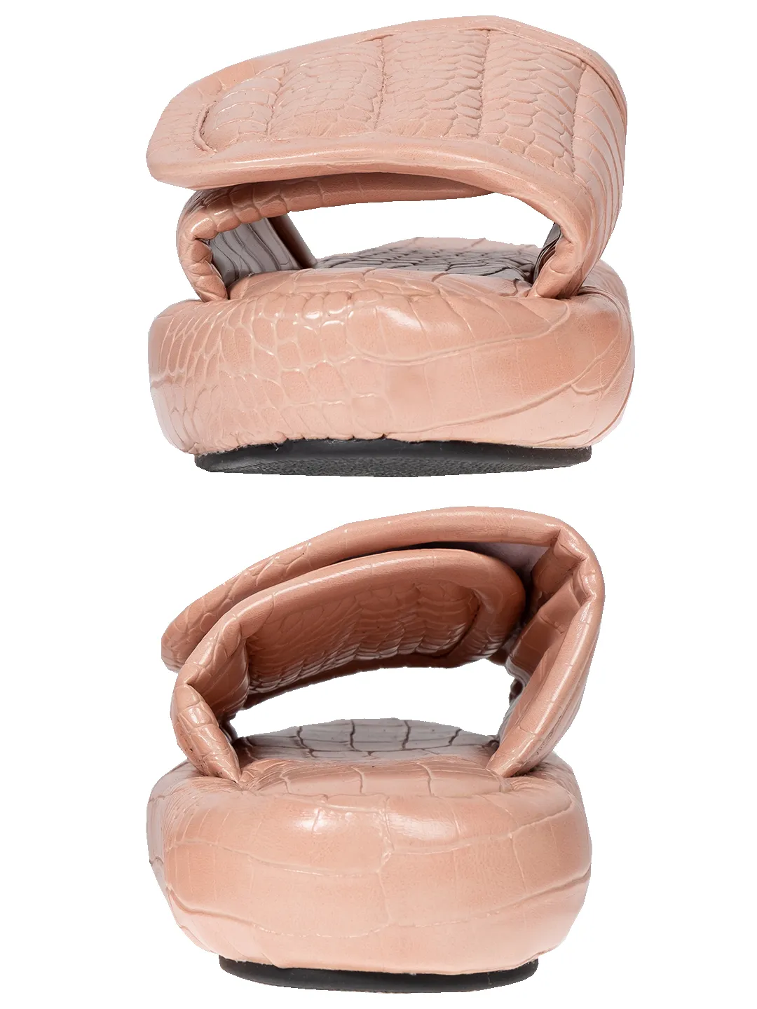 The Faux Leather Slides. sold by Natasha Zinko product image thumbnail 5
