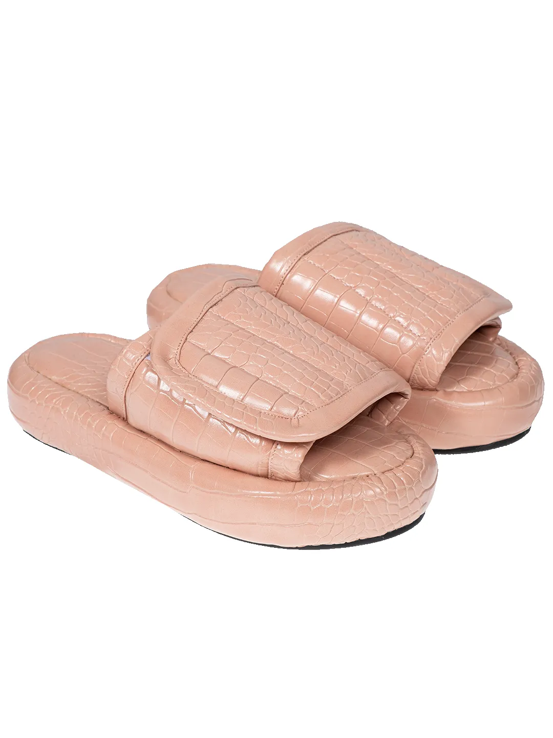 The Faux Leather Slides. sold by Natasha Zinko product image thumbnail 2