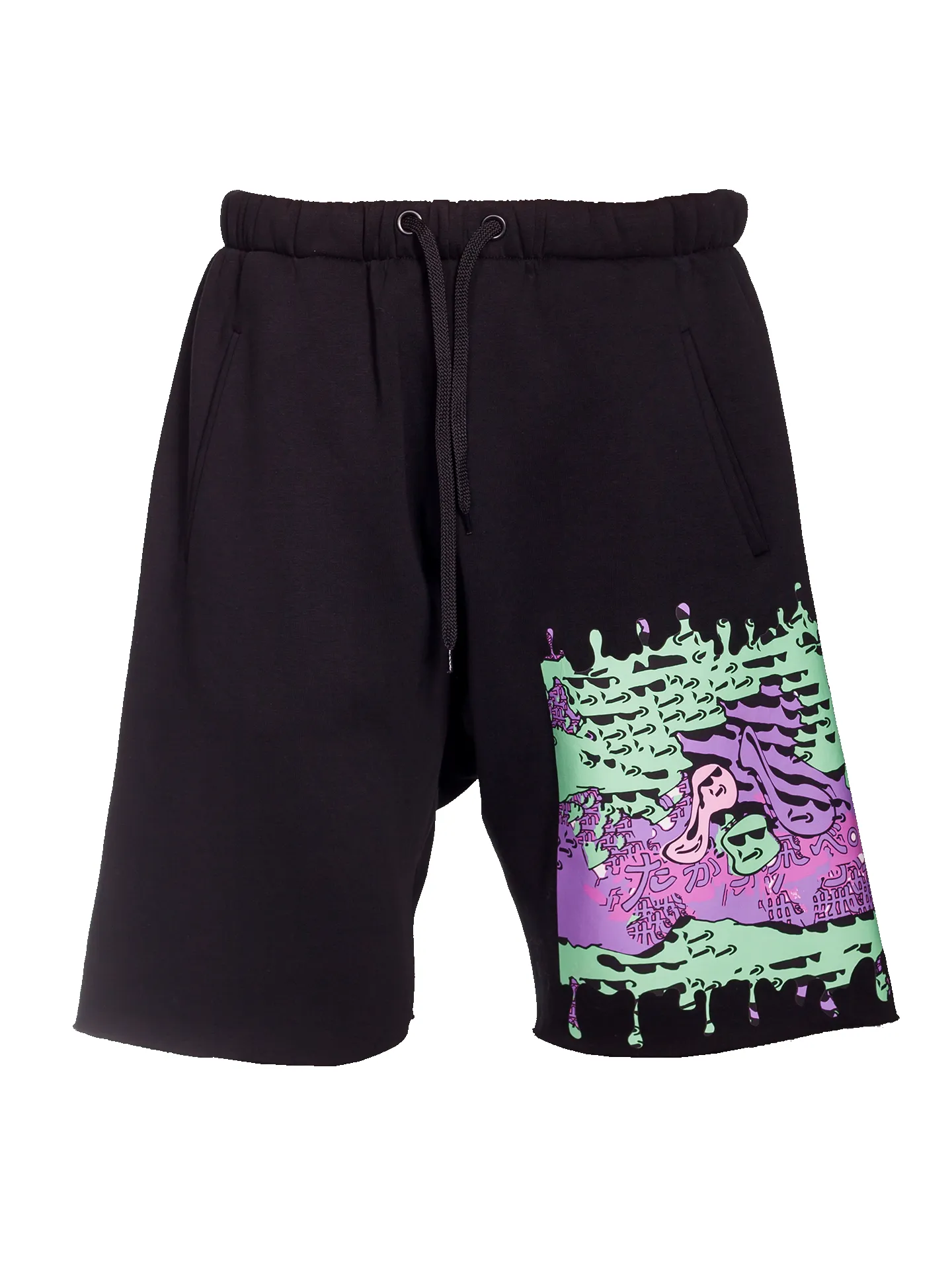 Graphic Print Shorts sold by Natasha Zinko