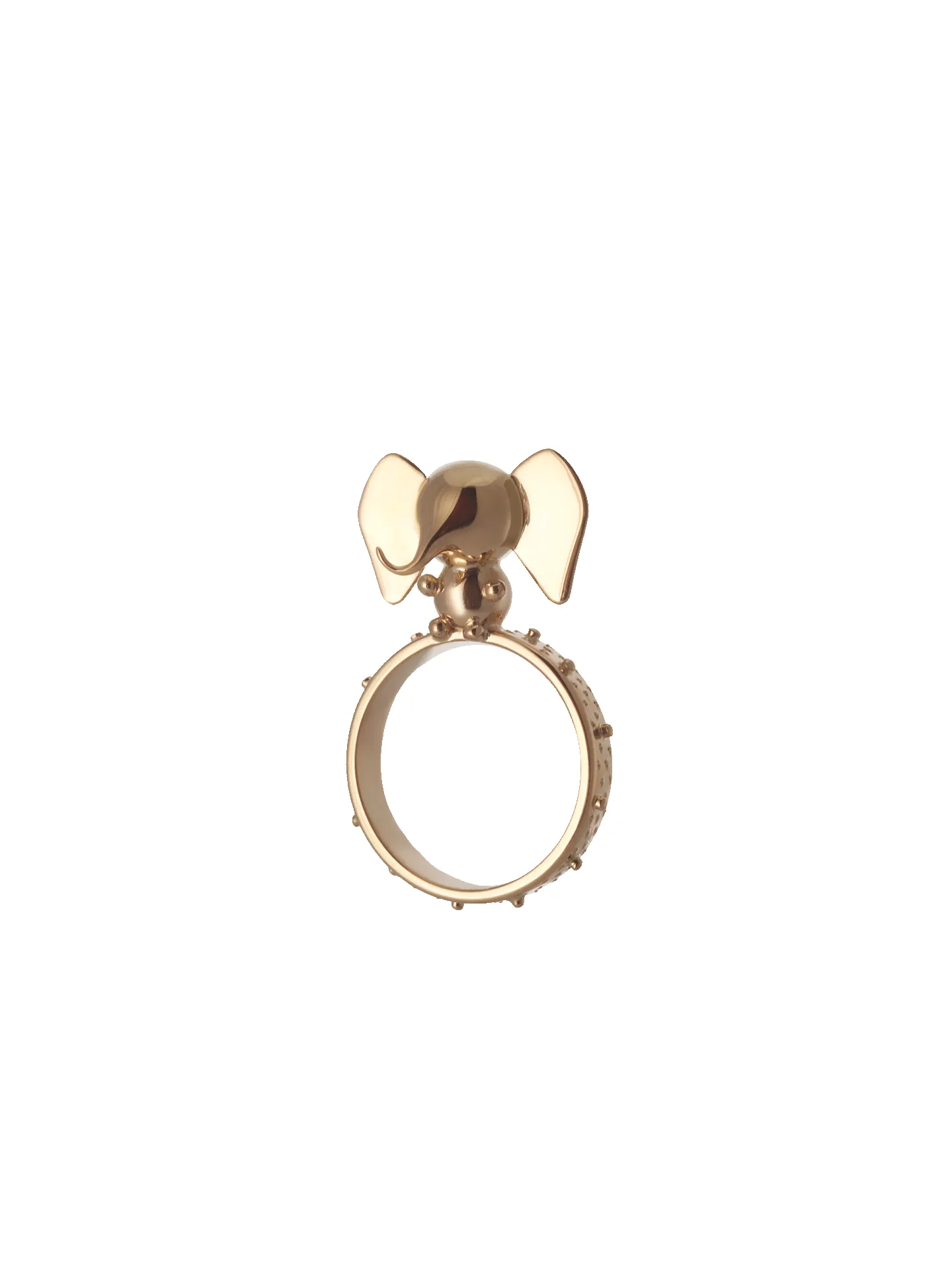 Gold Elephant Ring sold by Natasha Zinko
