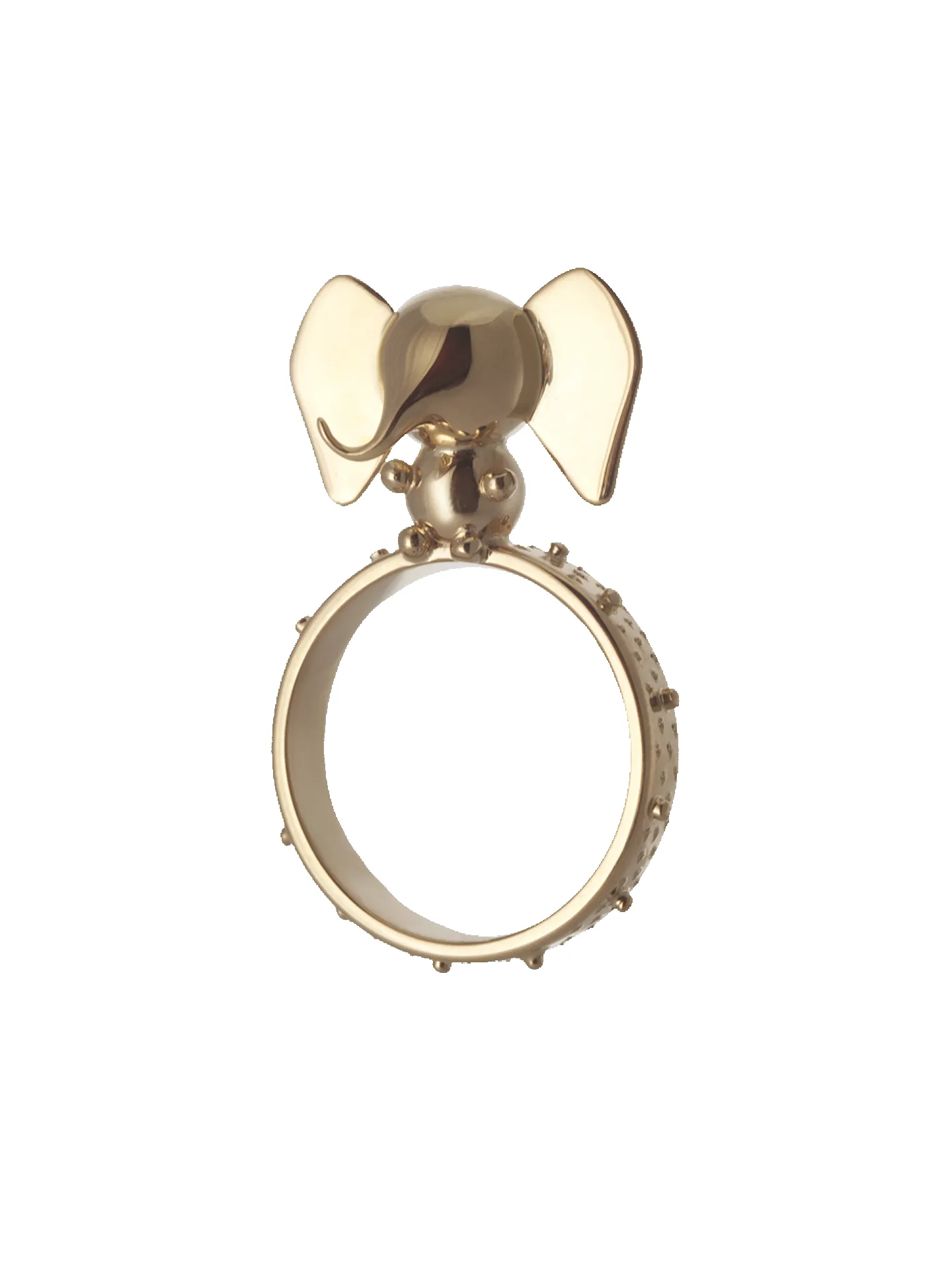 Gold Elephant Ring sold by Natasha Zinko product image thumbnail 2