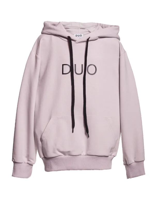 Grey Hooded Sweatshirt Duo made by Natasha Zinko
