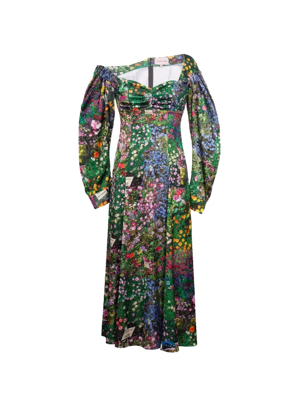 Multicolour Printed Maxi Dress made by Natasha Zinko