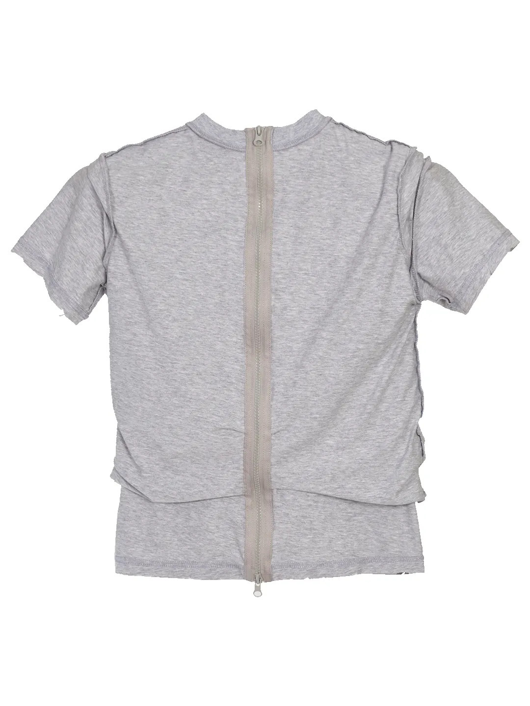 DOUBLE T-SHIRT GREY sold by Natasha Zinko product image thumbnail 3