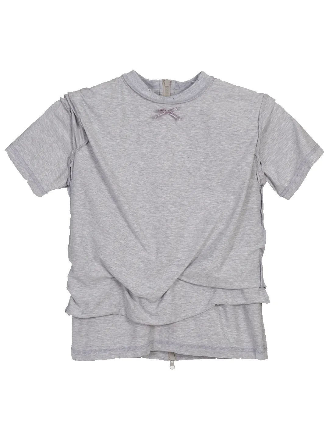 DOUBLE T-SHIRT GREY sold by Natasha Zinko