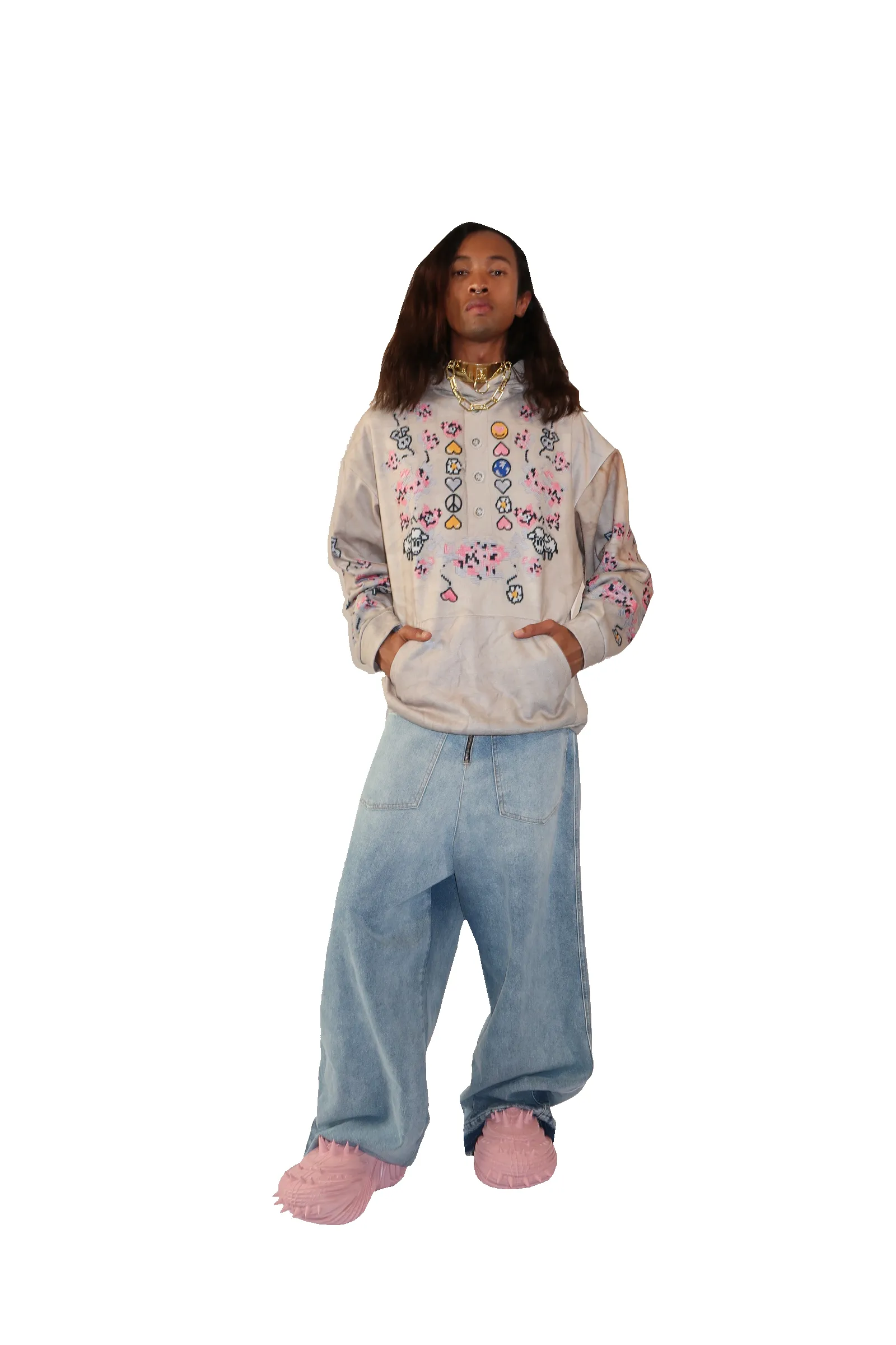 Embroidered Hoodie sold by Natasha Zinko product image thumbnail 3