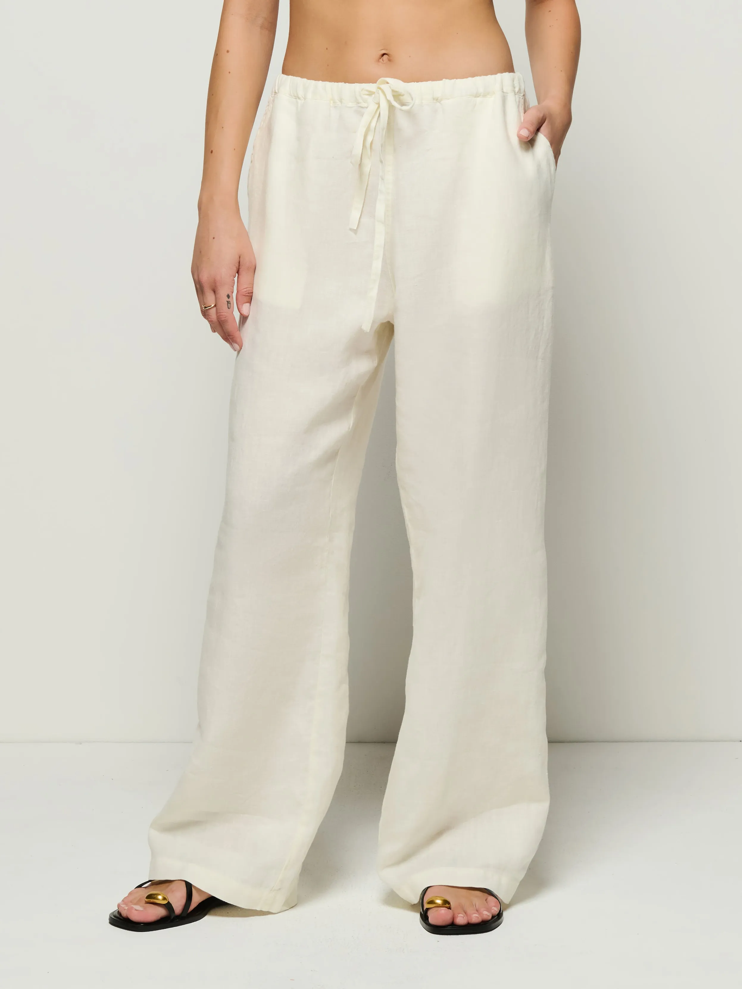 Lucia Tie Linen Pant sold by Nation LTD product image thumbnail 4