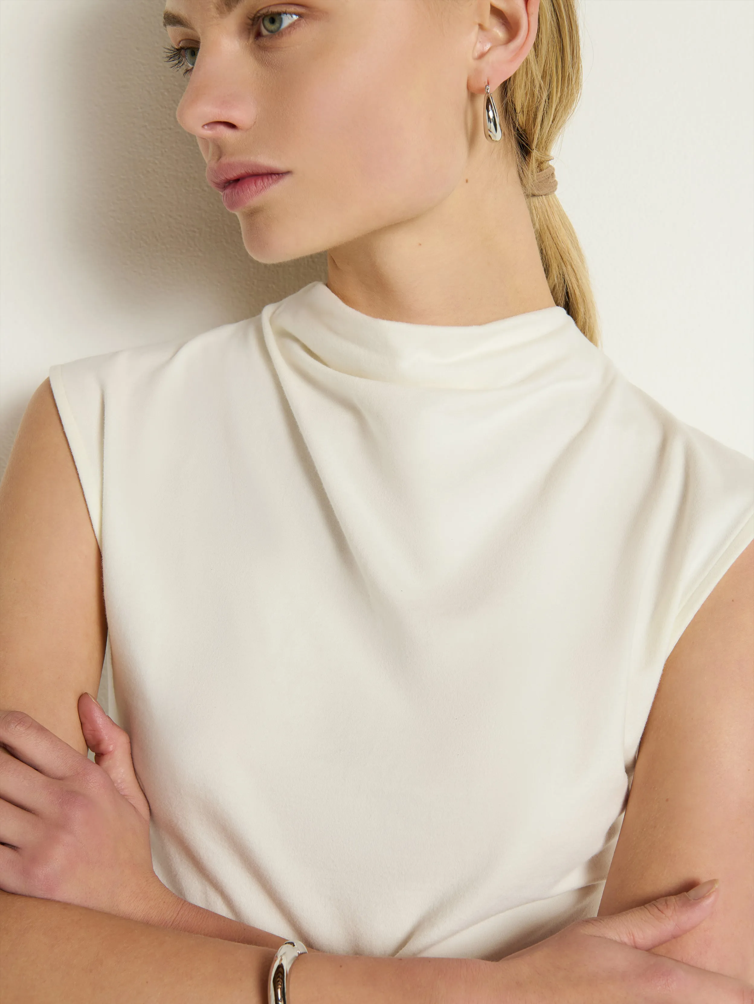 Lulu Mock Neck Top sold by Nation LTD product image thumbnail 3