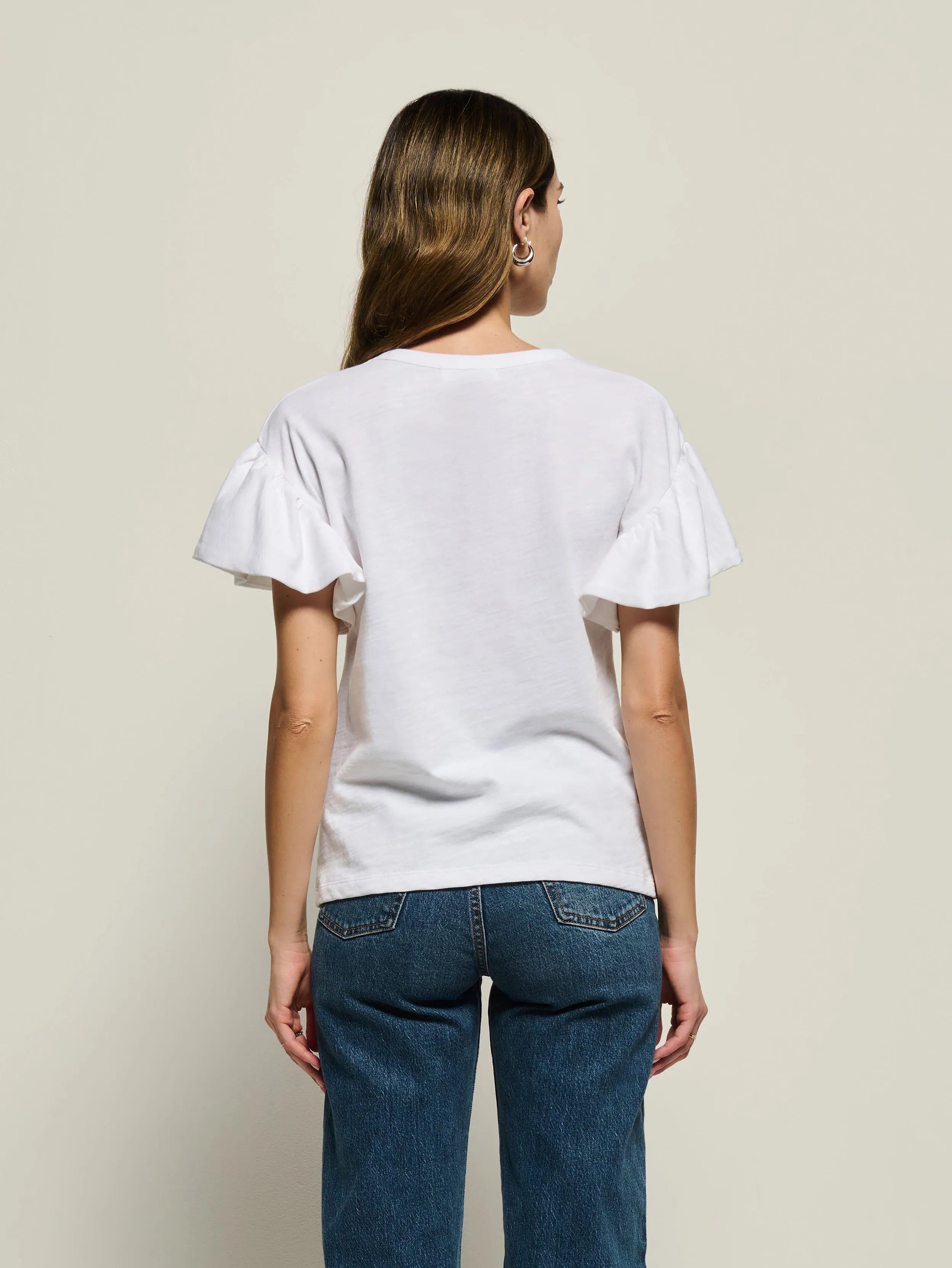 Camille Ruffle Tee sold by Nation LTD product image thumbnail 5