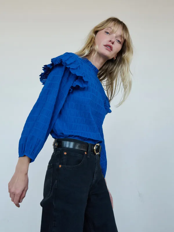 Aria Ruffle Top sold by Nation LTD