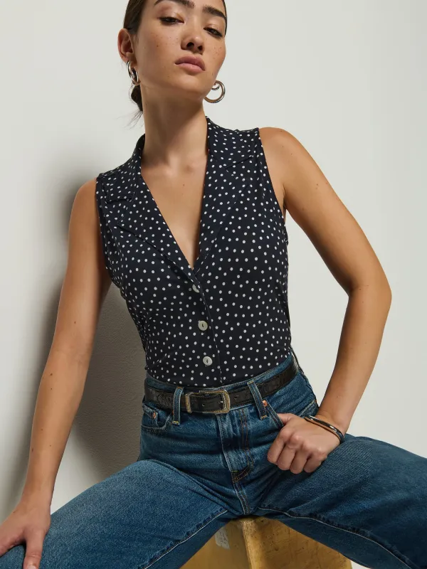 Caia Polka Dot Tank sold by Nation LTD