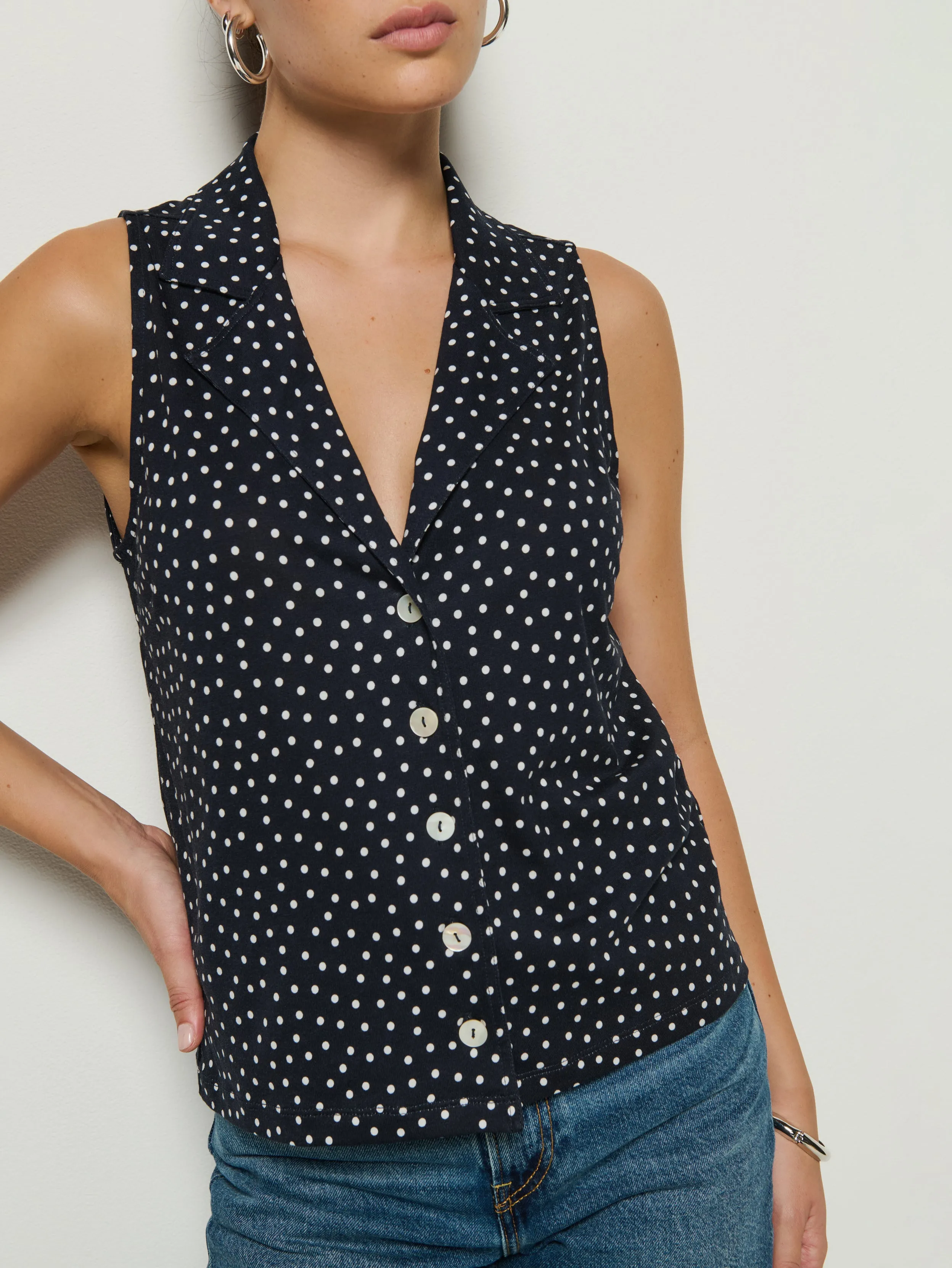 Caia Polka Dot Tank sold by Nation LTD product image thumbnail 3