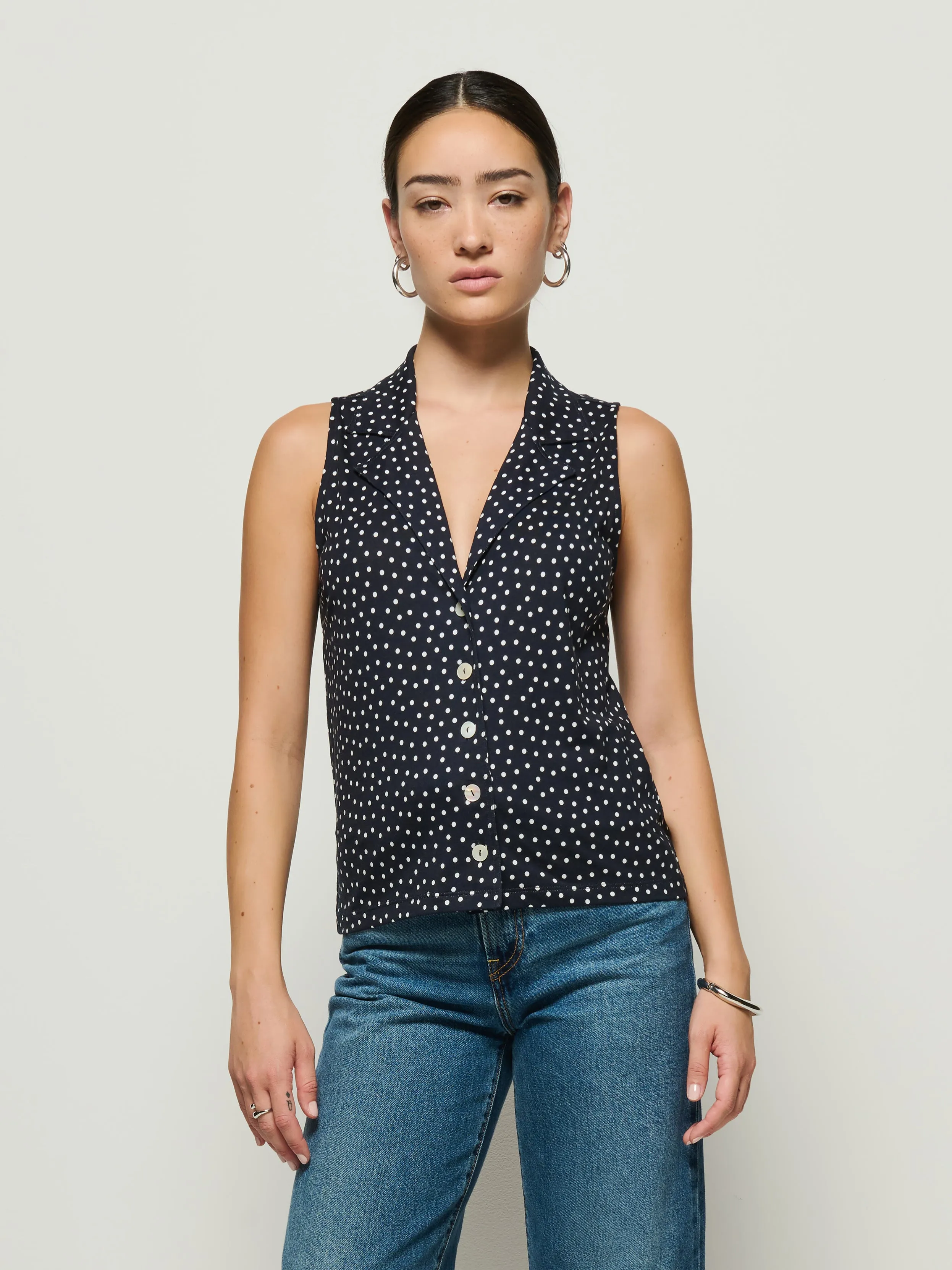 Caia Polka Dot Tank sold by Nation LTD product image thumbnail 4