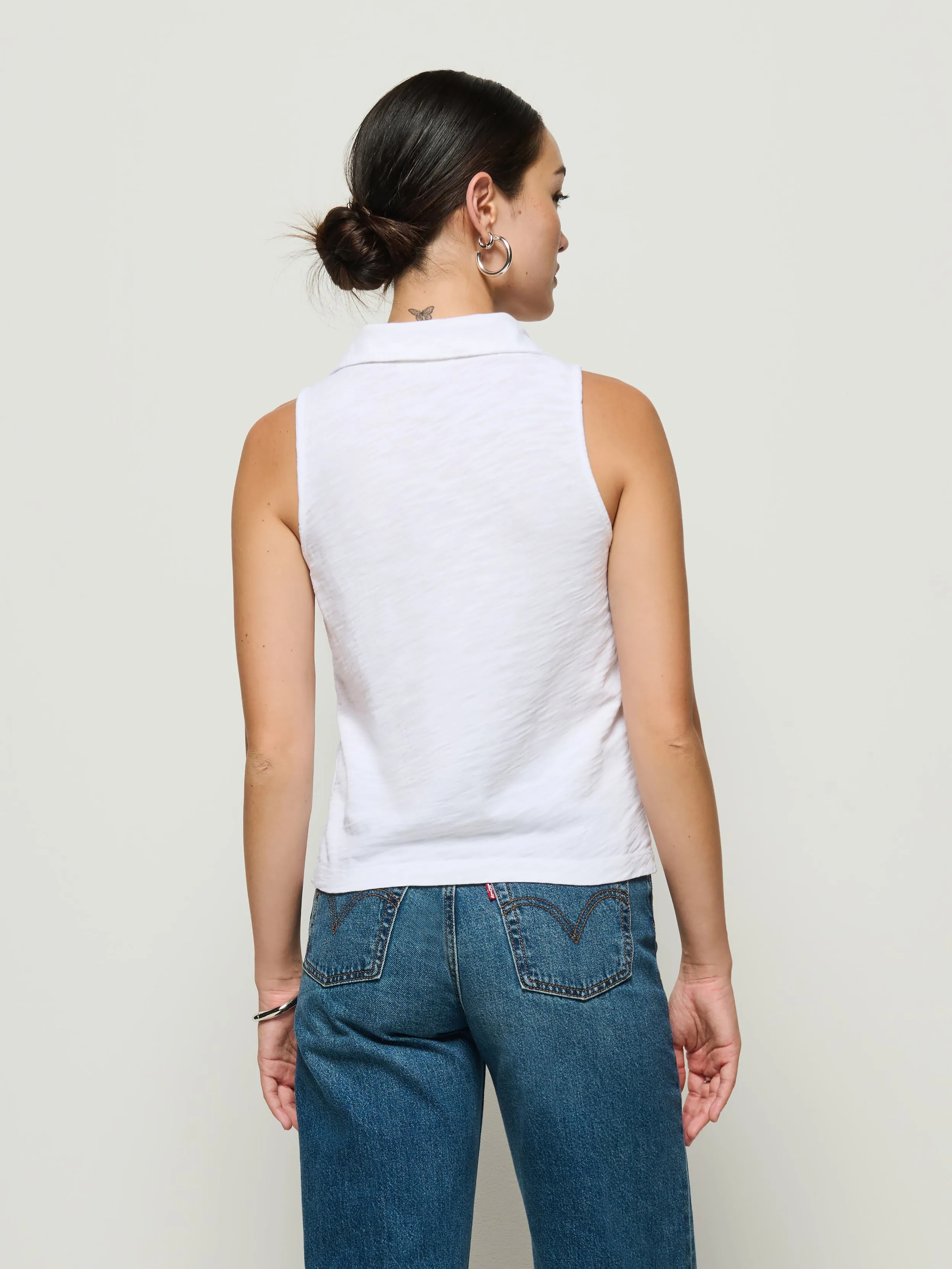 Roberta Collared Tank sold by Nation LTD product image thumbnail 5
