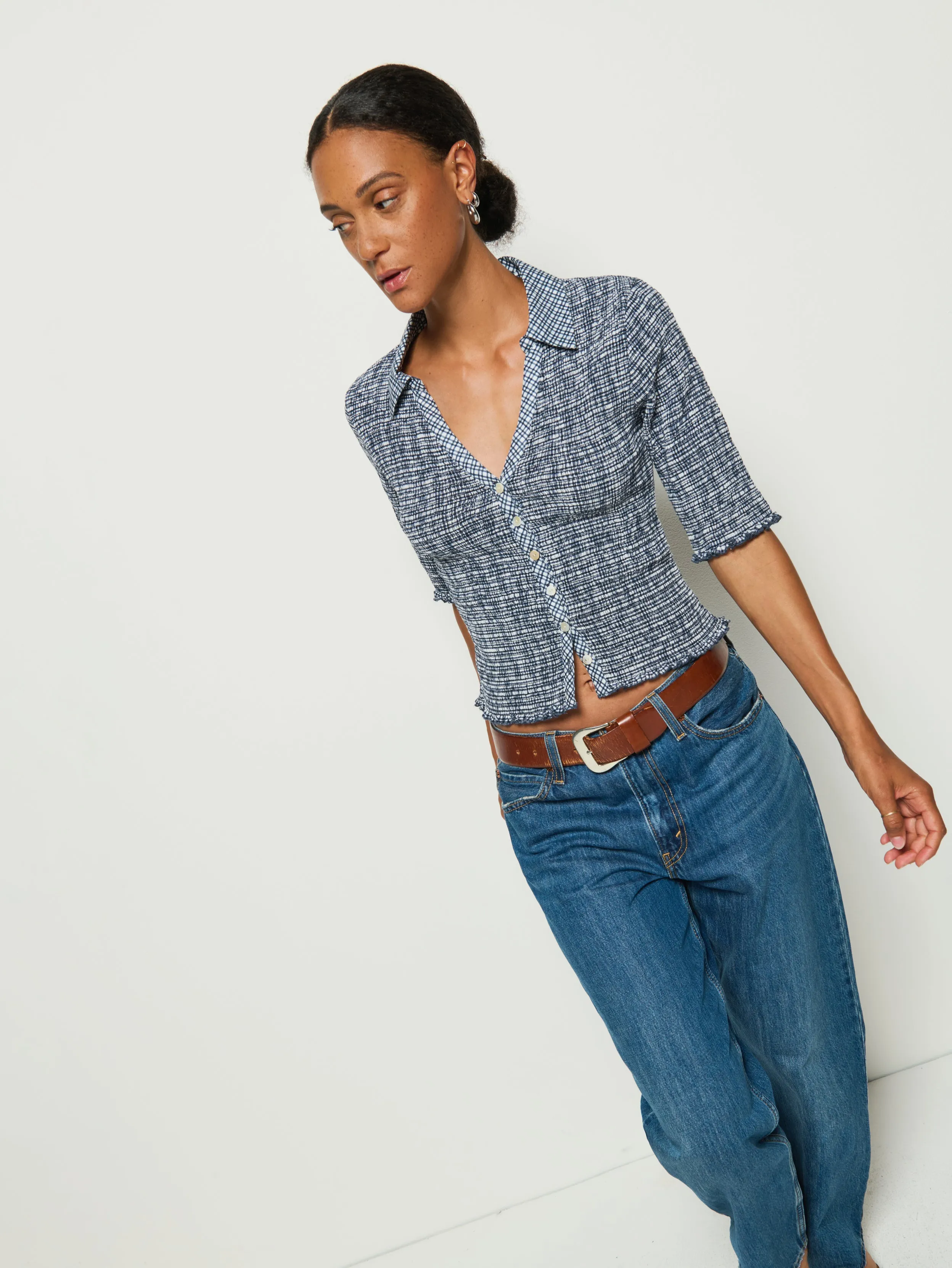 Peggy Smocked Top sold by Nation LTD product image thumbnail 3