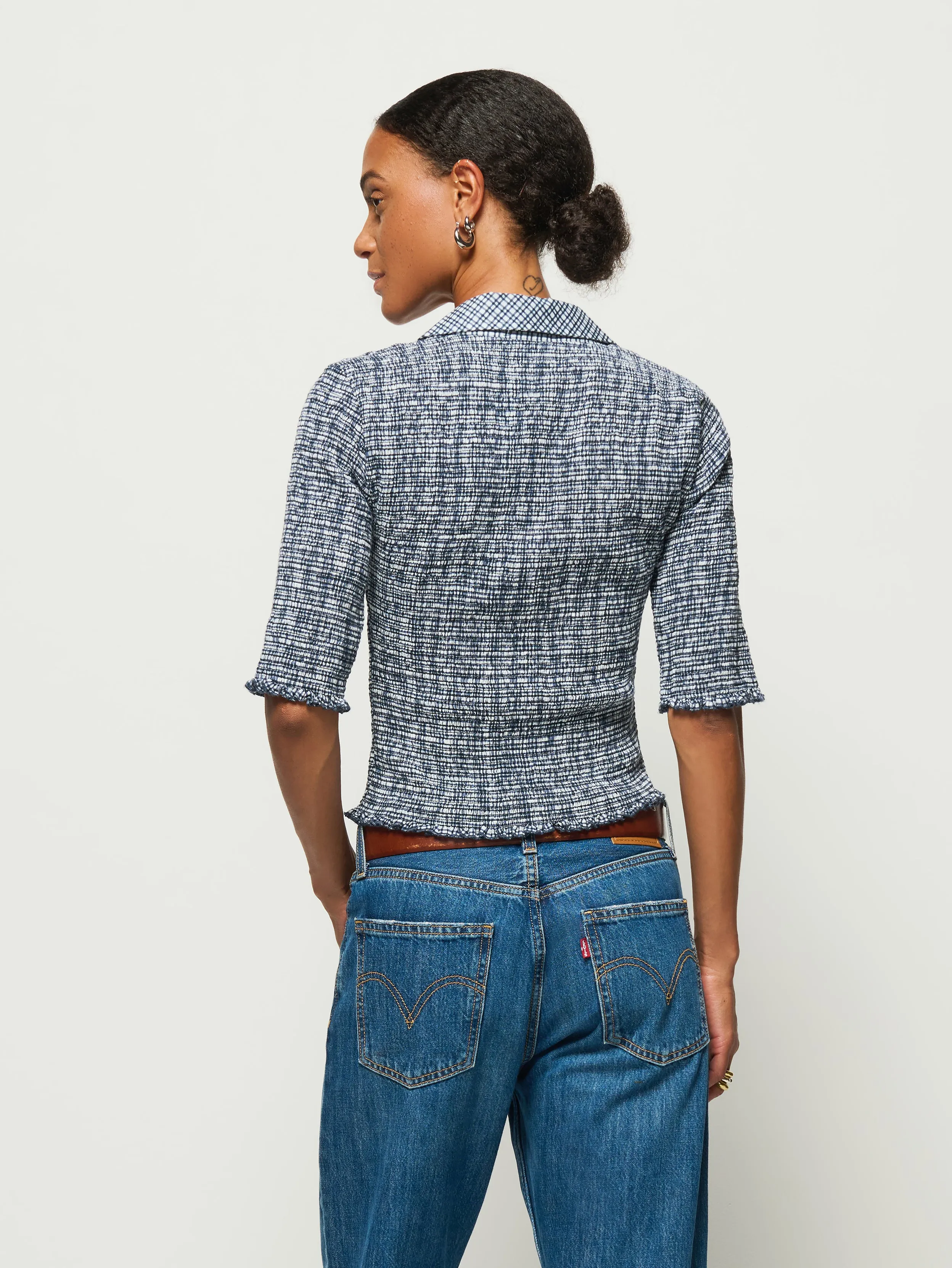 Peggy Smocked Top sold by Nation LTD product image thumbnail 5