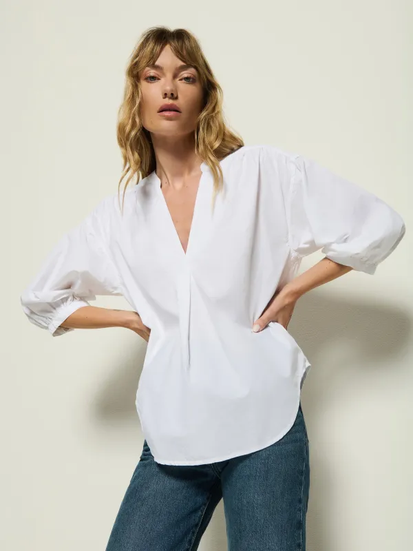 Daphna Poplin Shirt made by Nation Los Angeles
