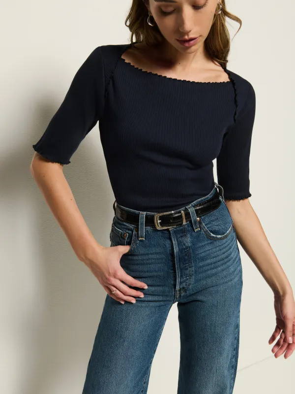 Julee Boatneck Tee made by Nation Los Angeles