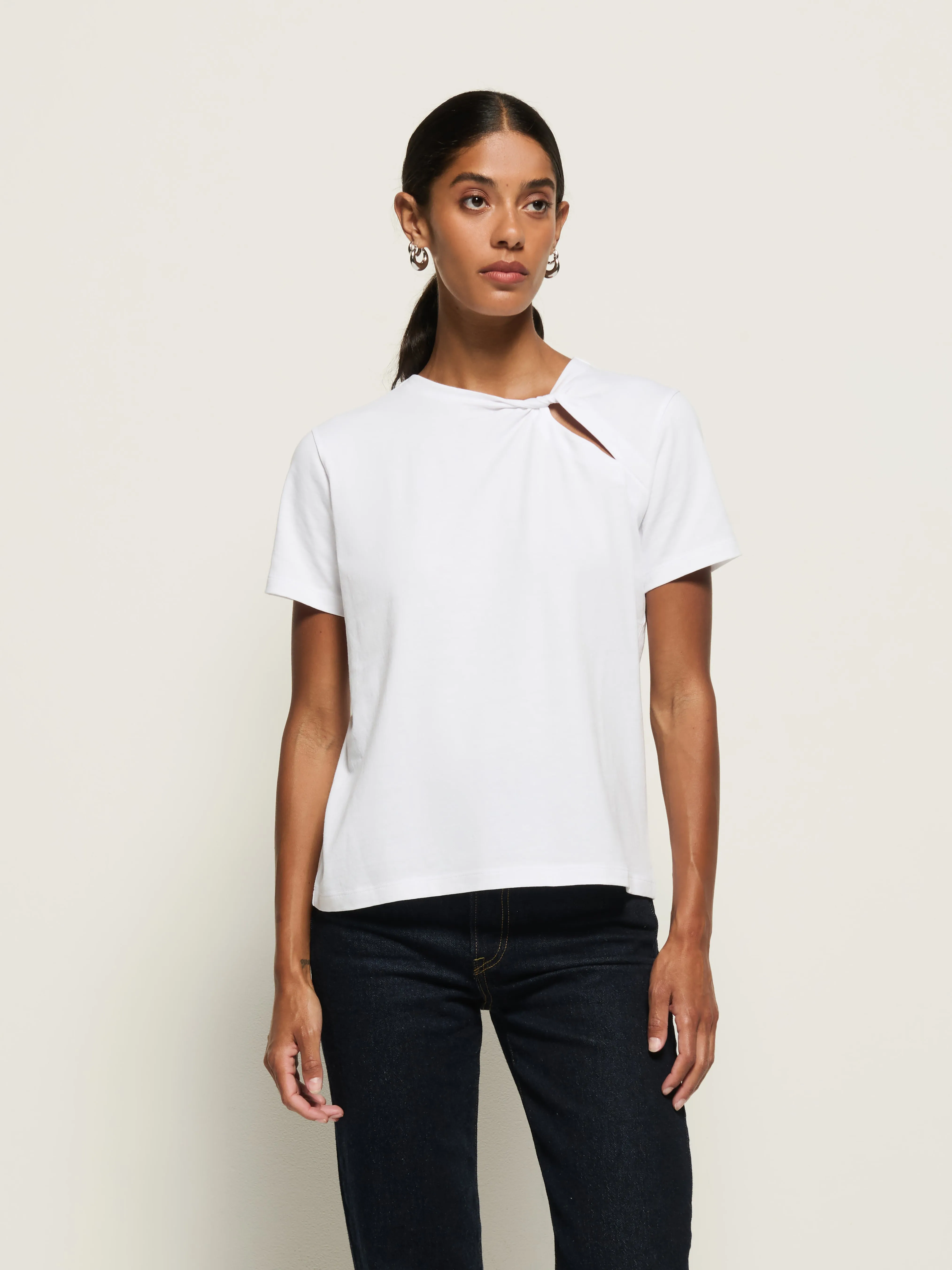 Taya Twist Neck Tee sold by Nation LTD product image thumbnail 4