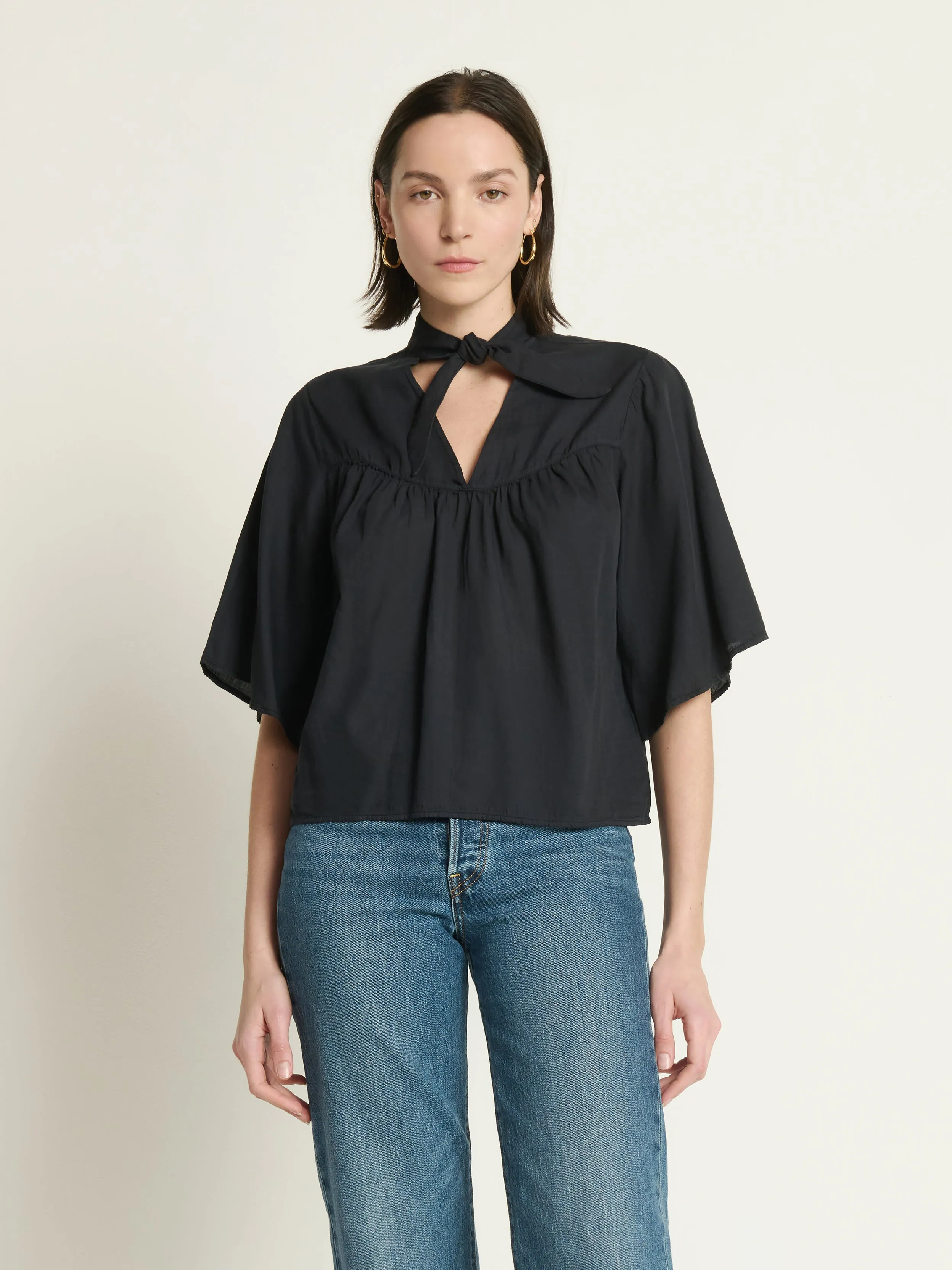 Valerie Tie Neck Top sold by Nation LTD product image thumbnail 4