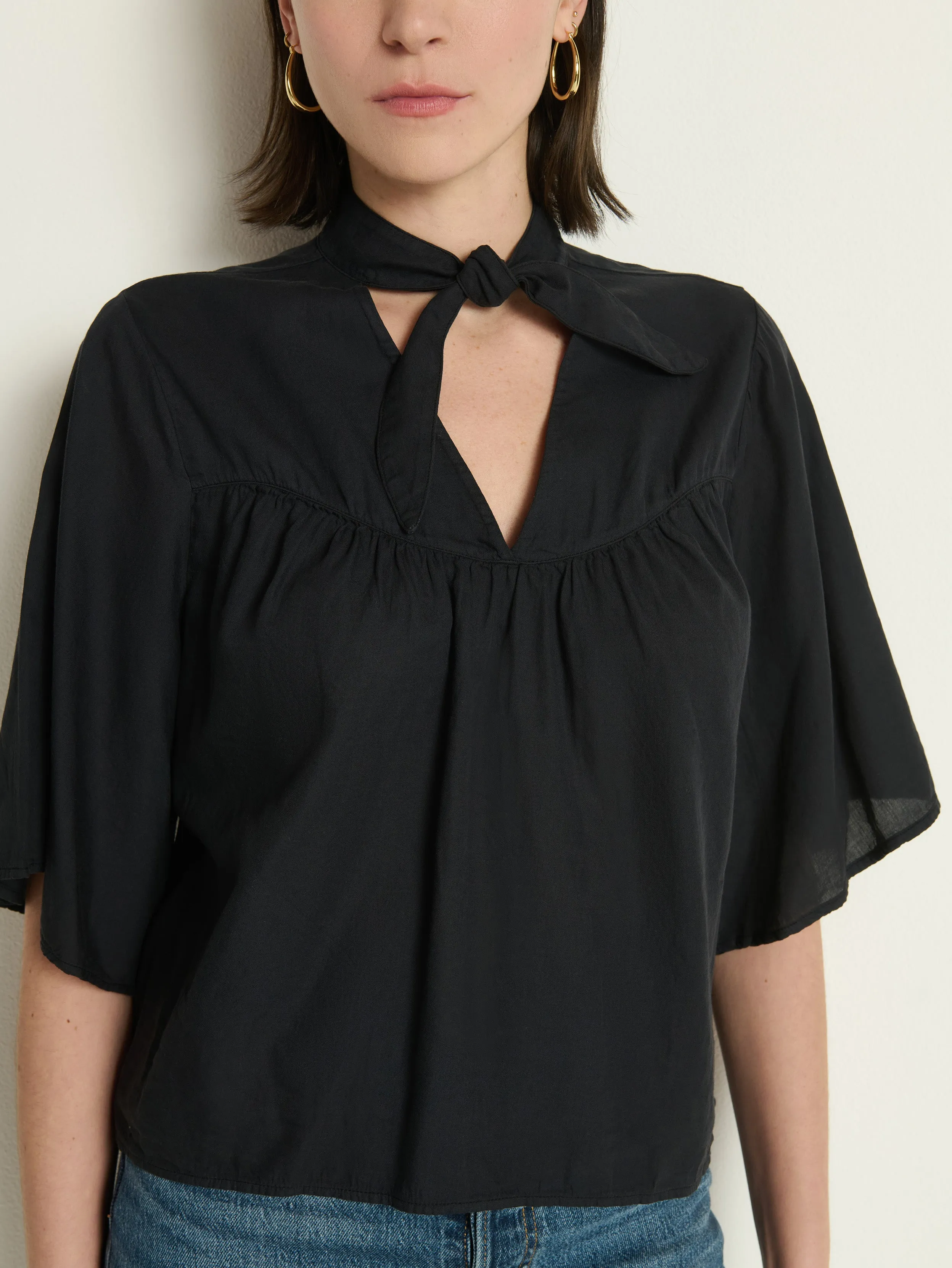 Valerie Tie Neck Top sold by Nation LTD product image thumbnail 3