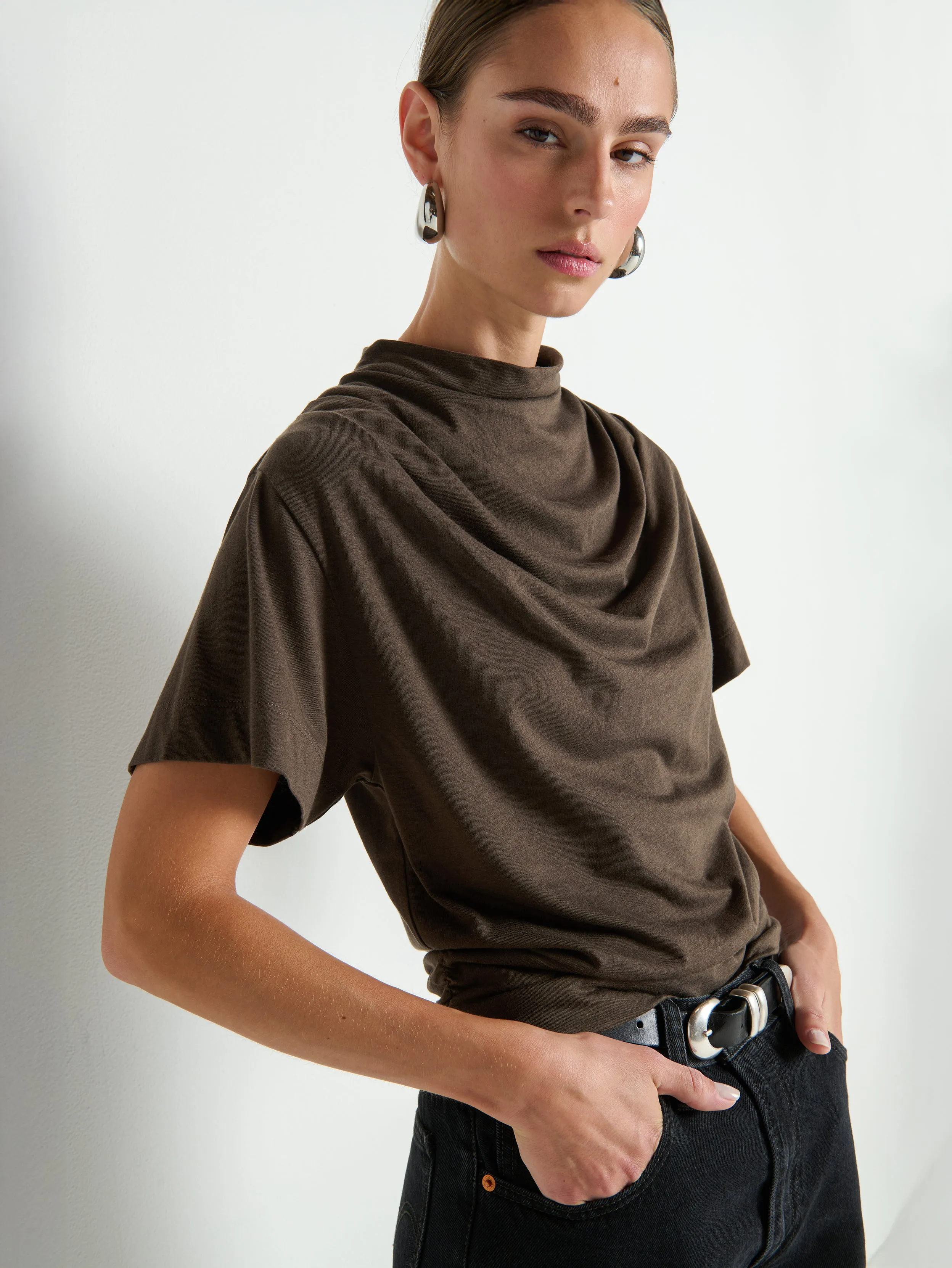 Daryl Cowlneck Tee sold by Nation LTD product image thumbnail 3