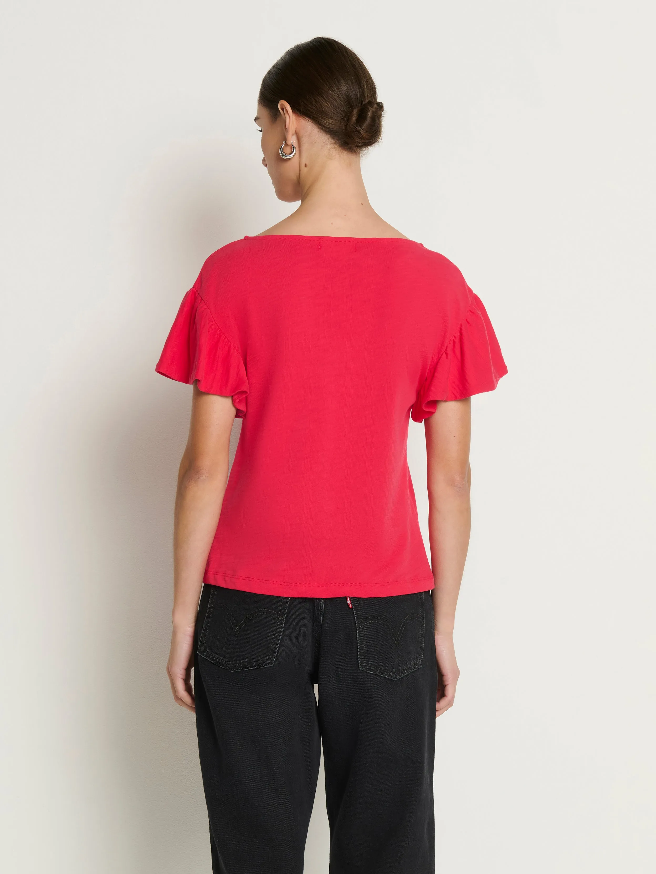 Emmy Flutter Sleeve Tee sold by Nation LTD product image thumbnail 5