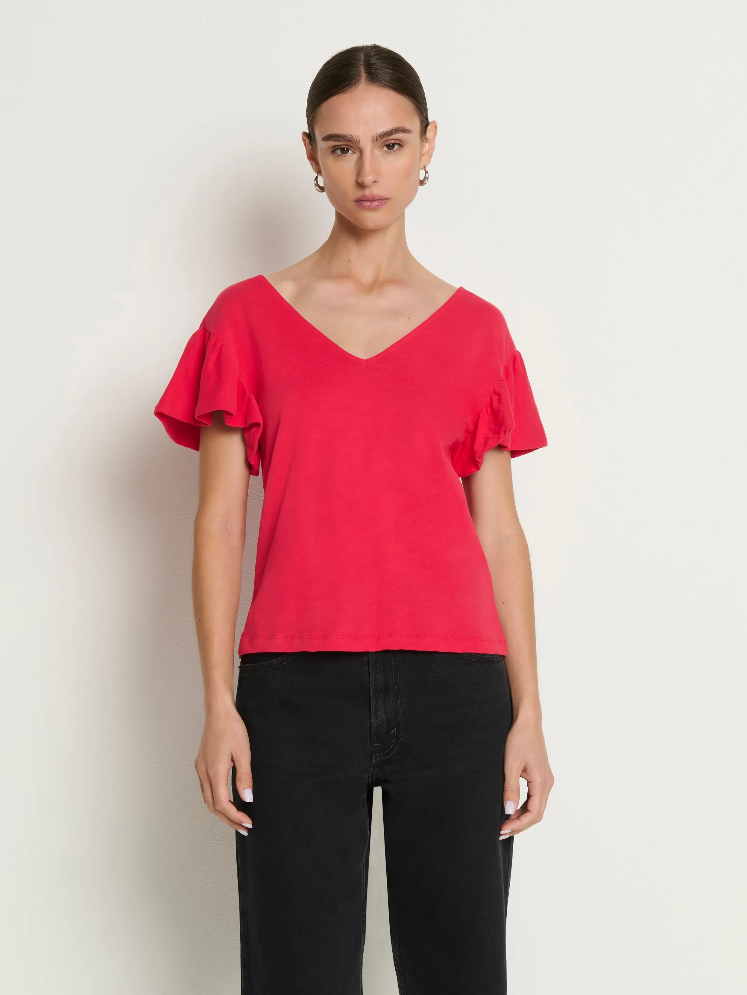 Emmy Flutter Sleeve Tee sold by Nation LTD product image thumbnail 4