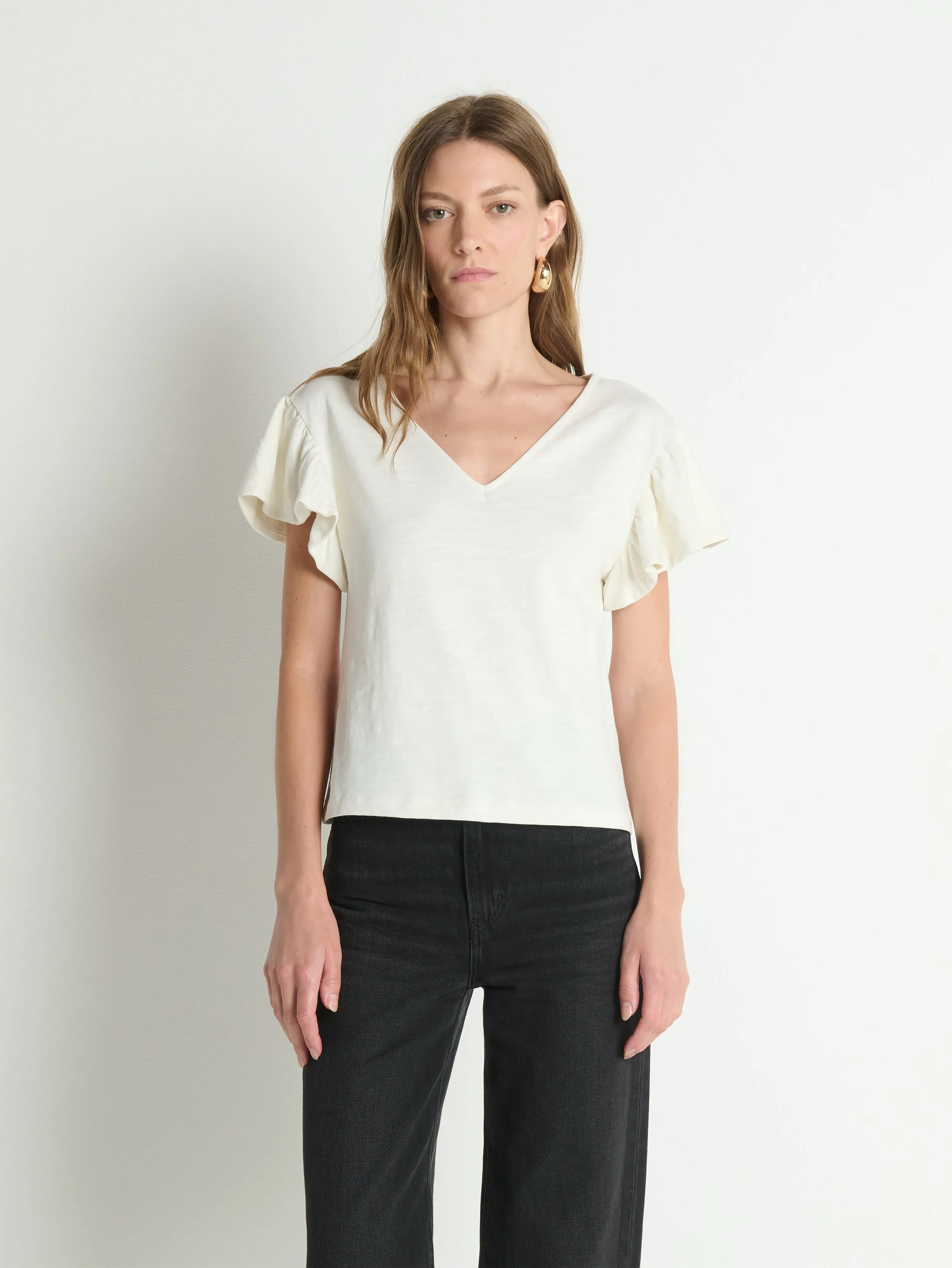 Emmy Flutter Sleeve Tee sold by Nation LTD product image thumbnail 4