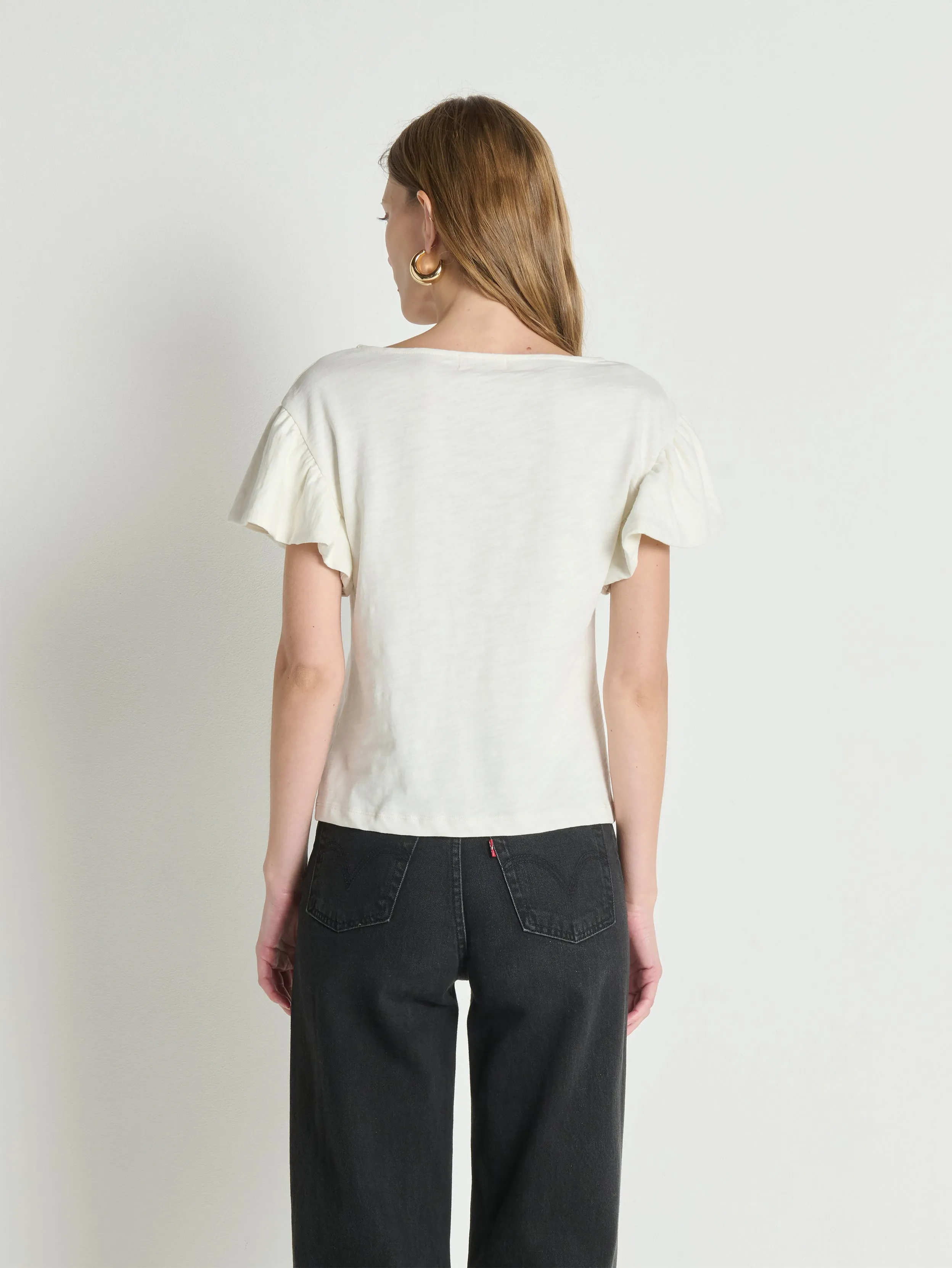 Emmy Flutter Sleeve Tee sold by Nation LTD product image thumbnail 5