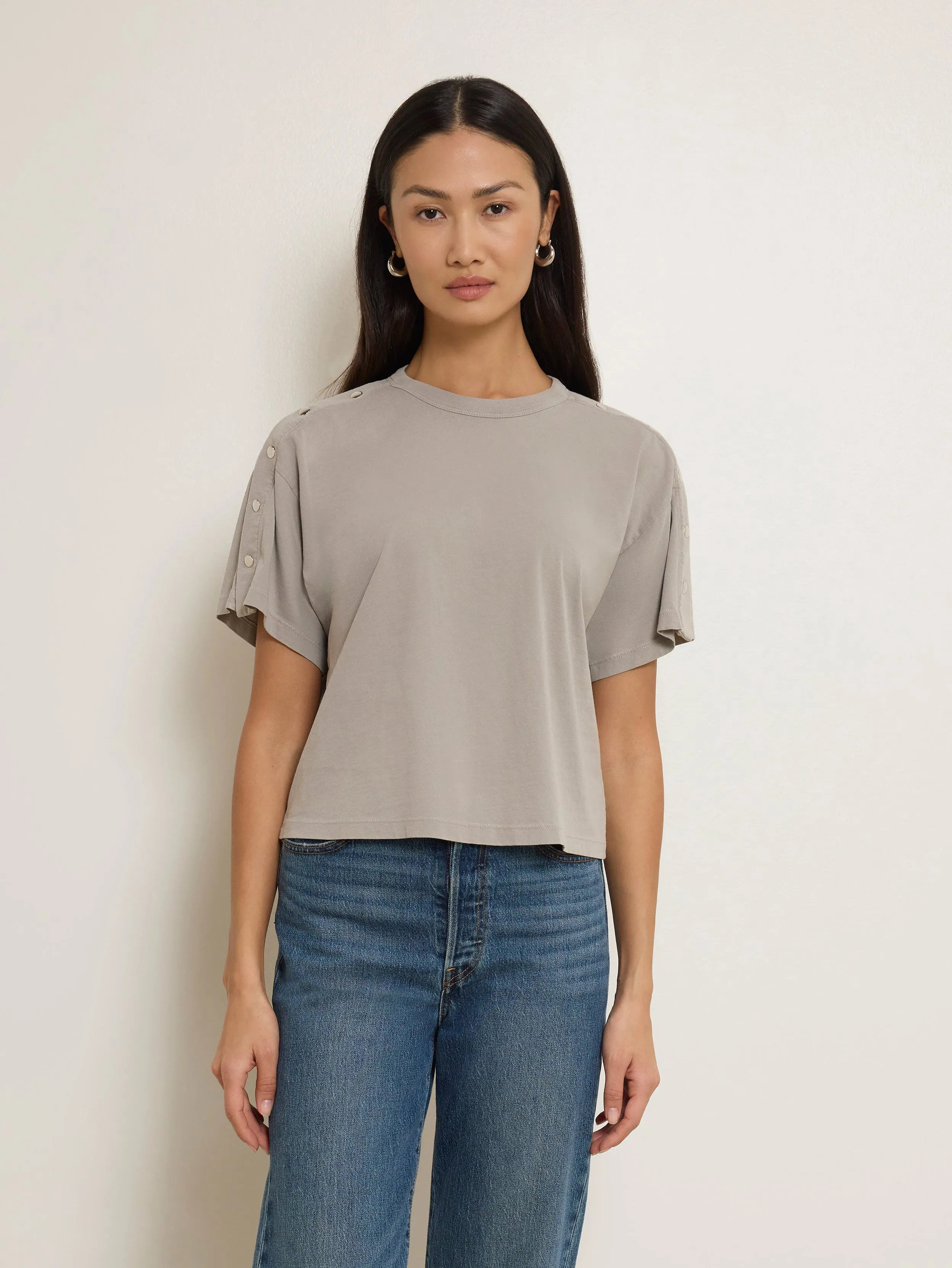 Ada Button Tee sold by Nation LTD product image thumbnail 4