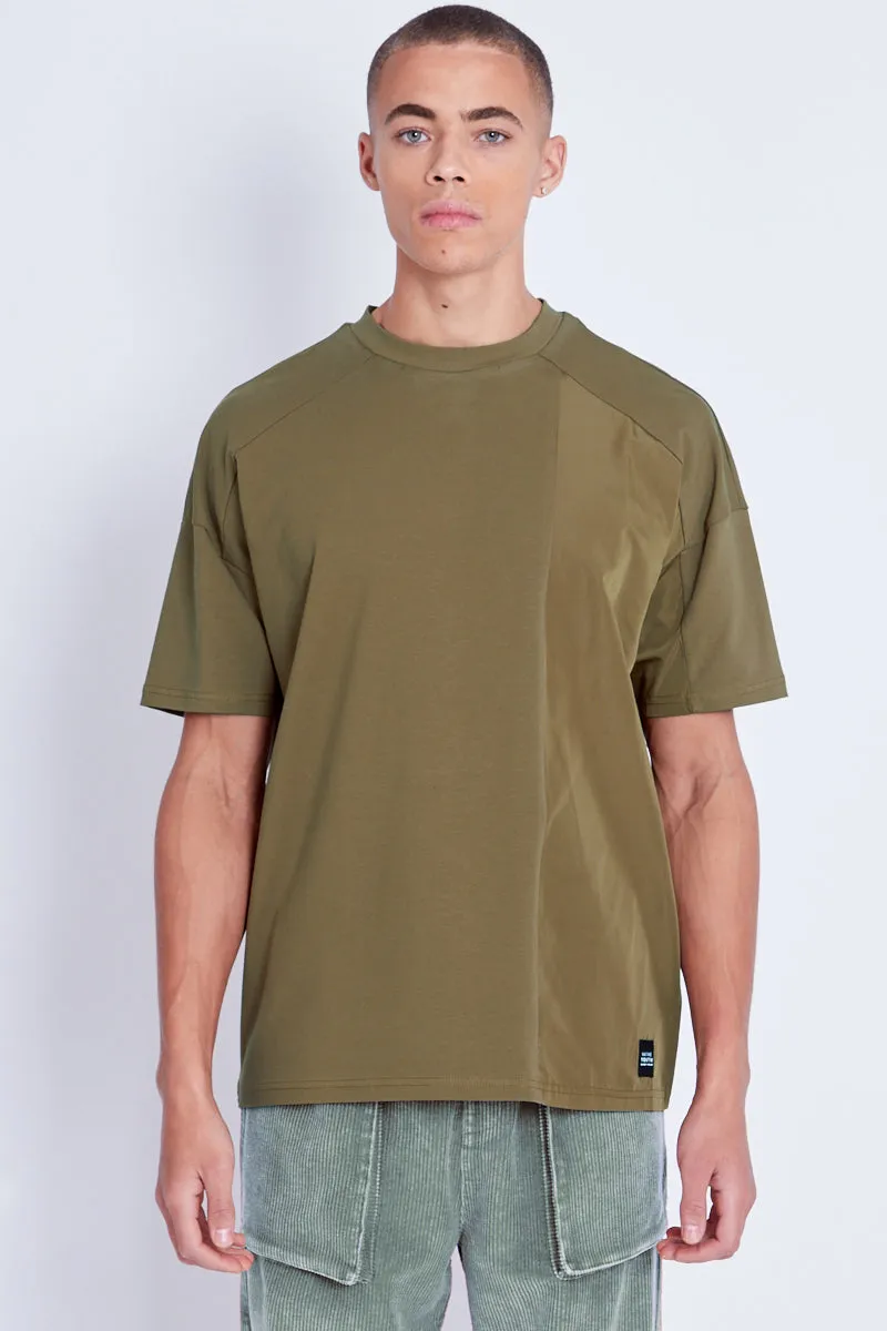 HAMPSON KHAKI T-SHIRT sold by NATIVE YOUTH