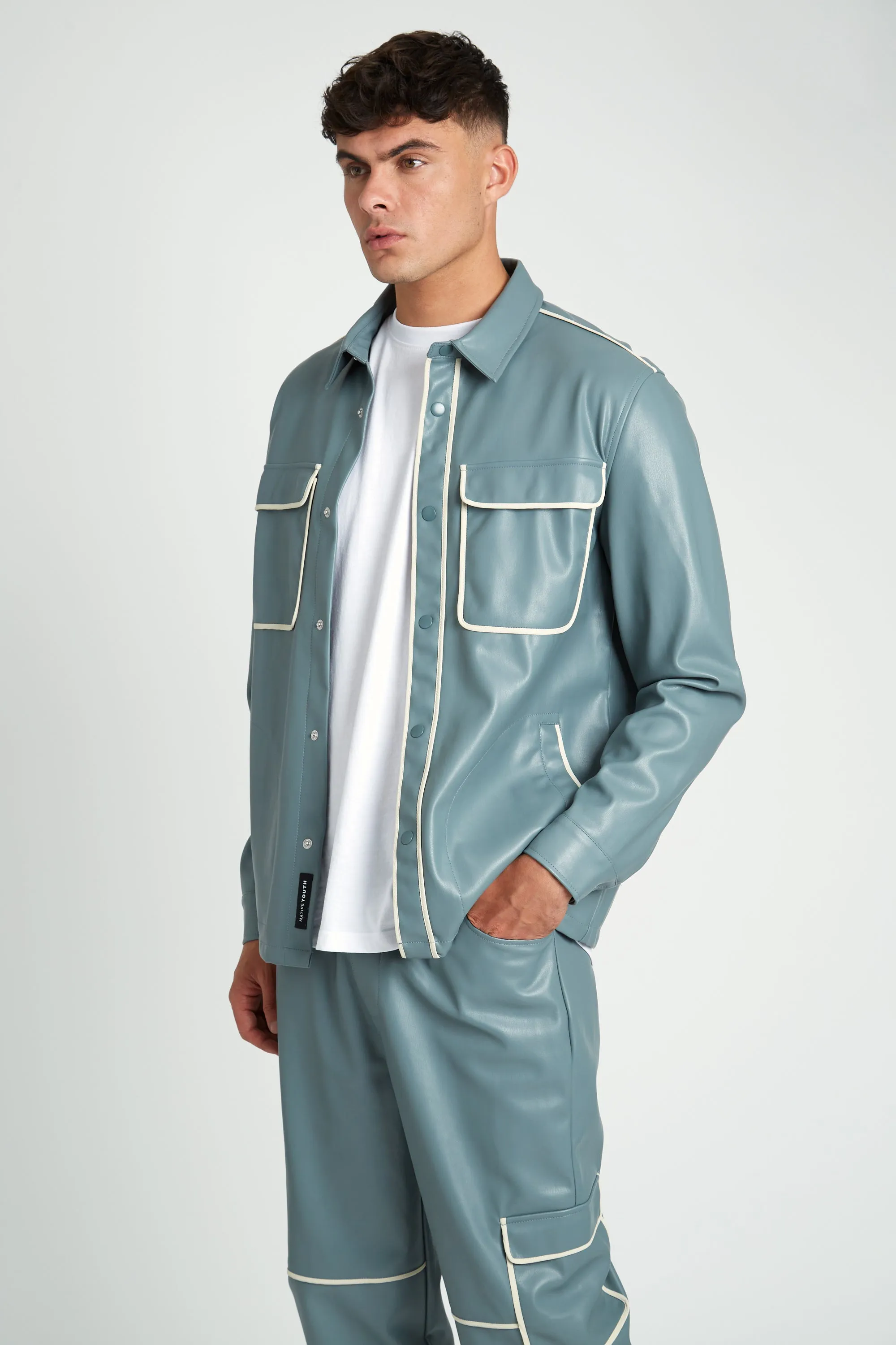 GIDEON OVERSHIRT sold by NATIVE YOUTH product image thumbnail 3