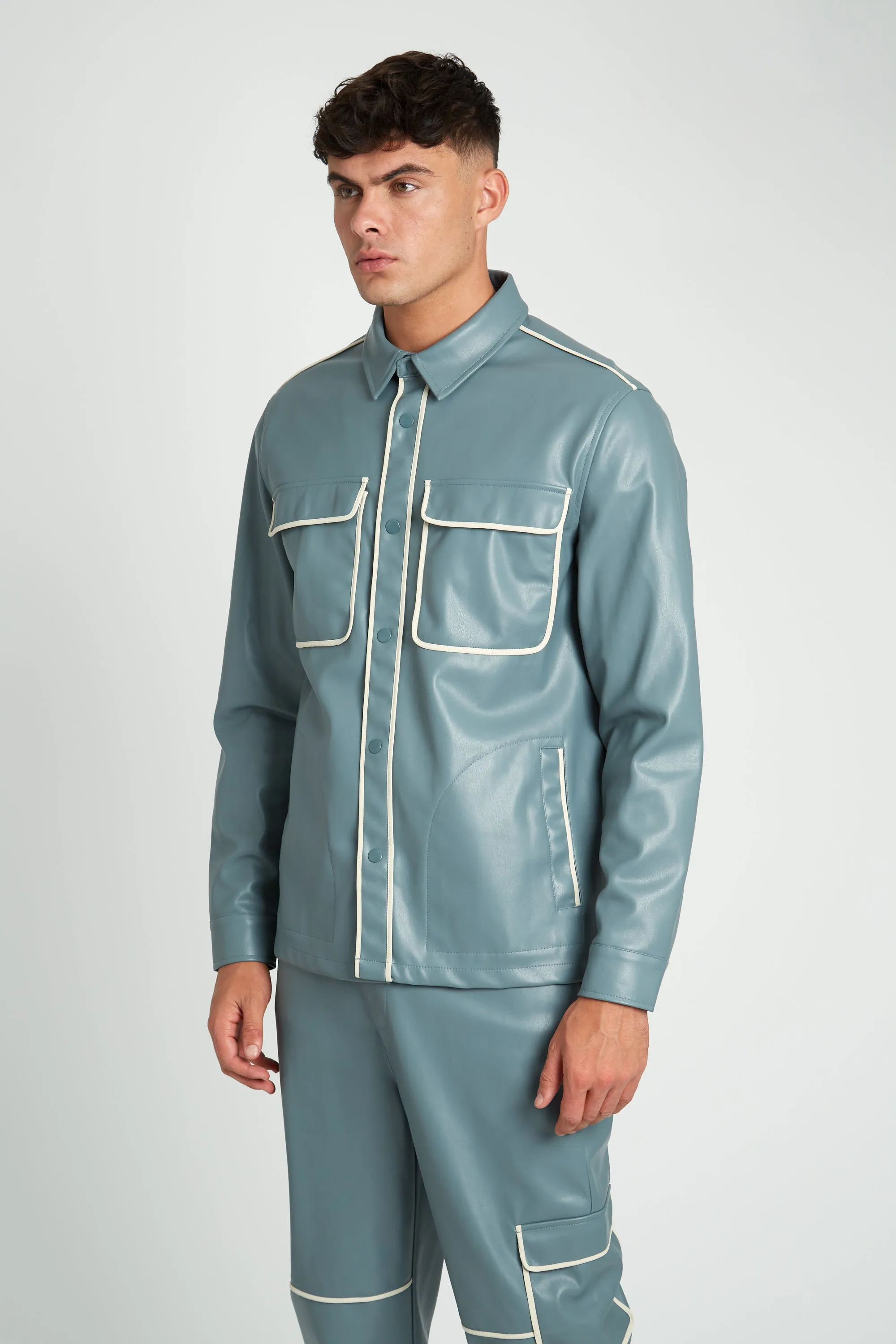 GIDEON OVERSHIRT sold by NATIVE YOUTH product image thumbnail 4