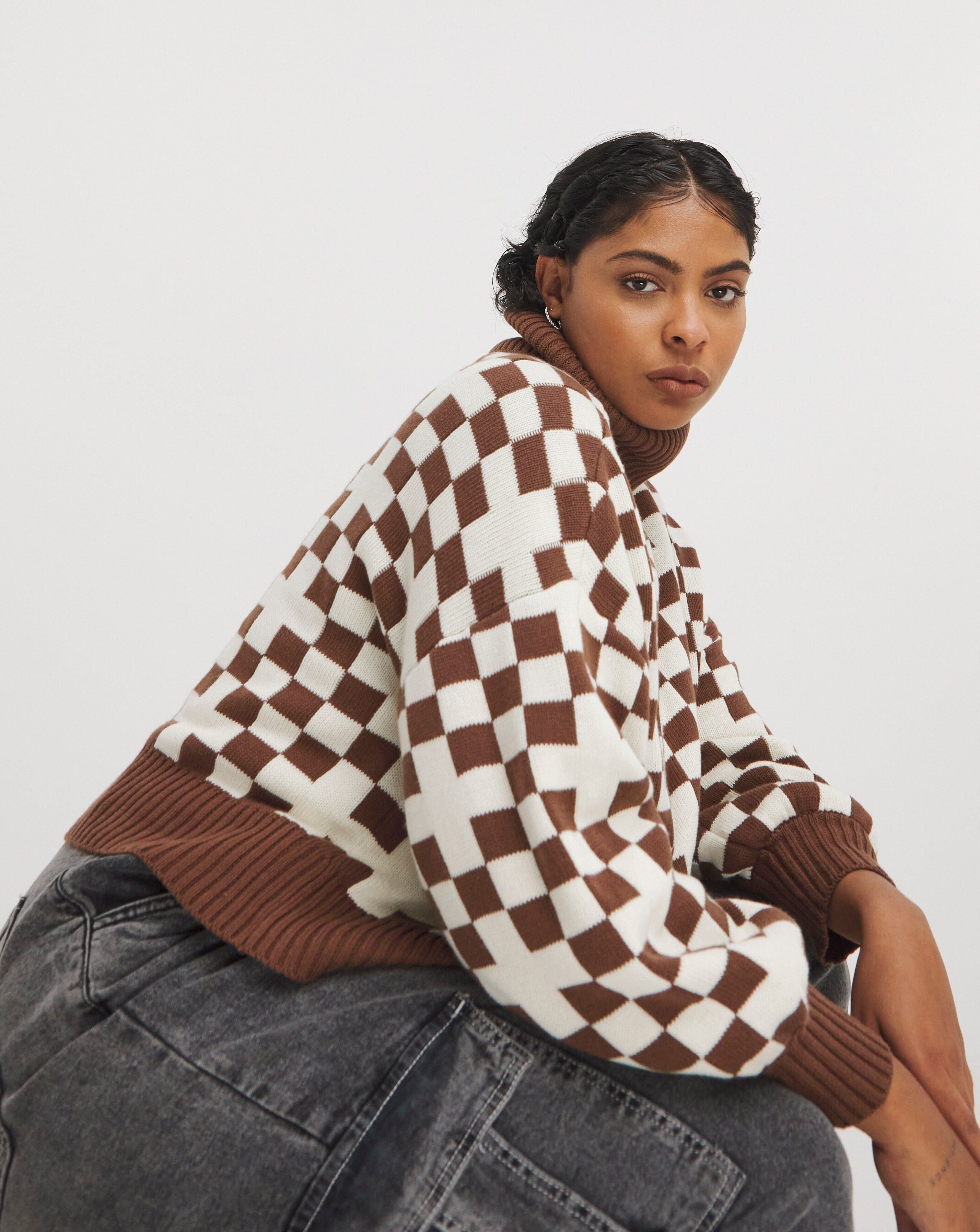 ROCIO KNITTED JUMPER - CURVE sold by NATIVE YOUTH product image thumbnail 3