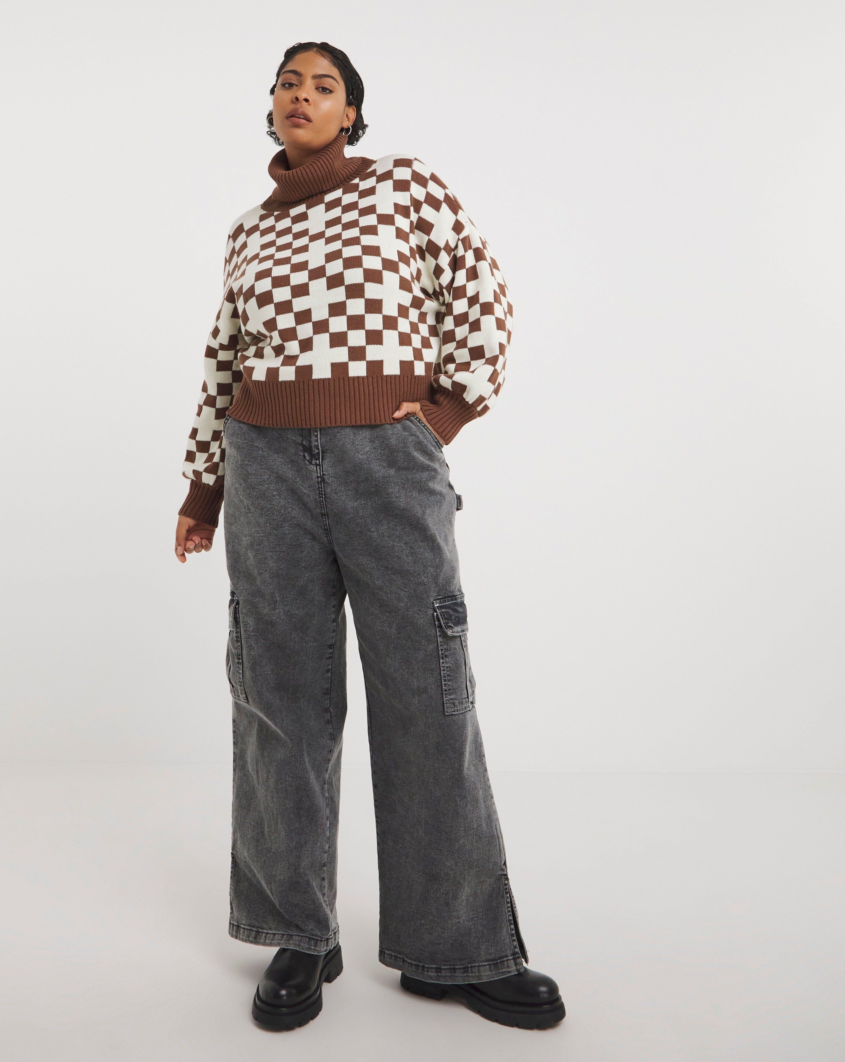 ROCIO KNITTED JUMPER - CURVE sold by NATIVE YOUTH