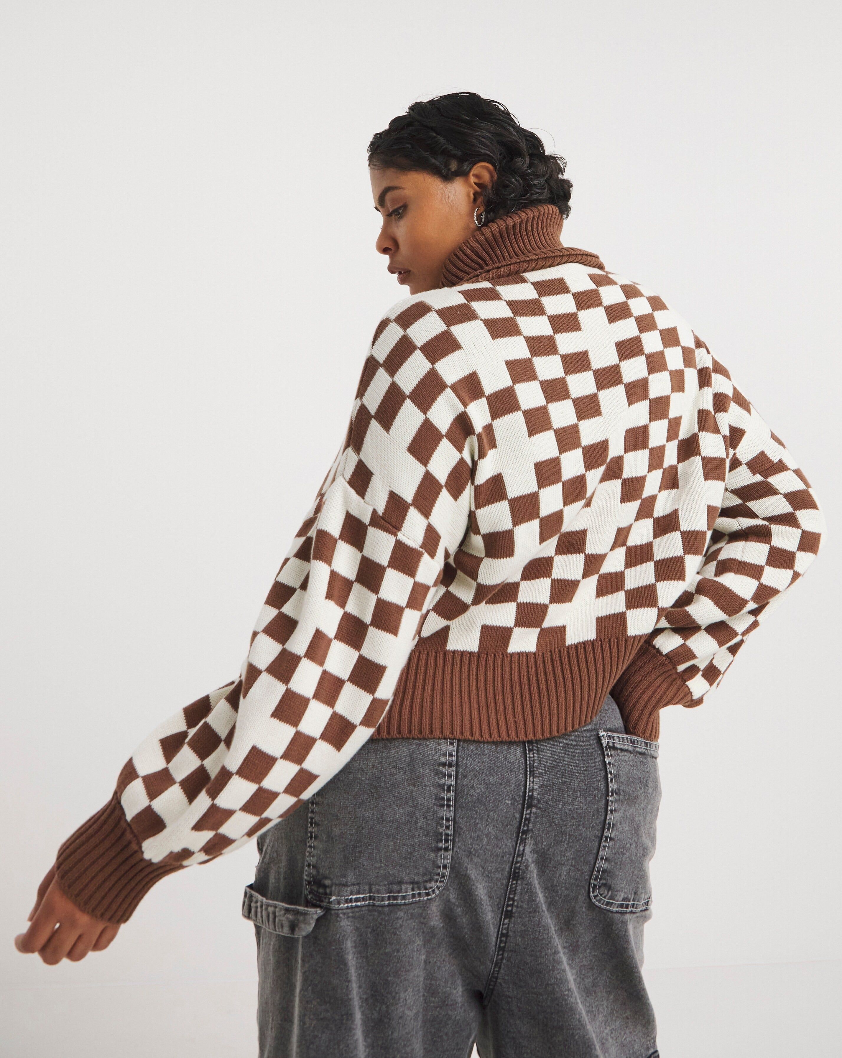 ROCIO KNITTED JUMPER - CURVE sold by NATIVE YOUTH product image thumbnail 4