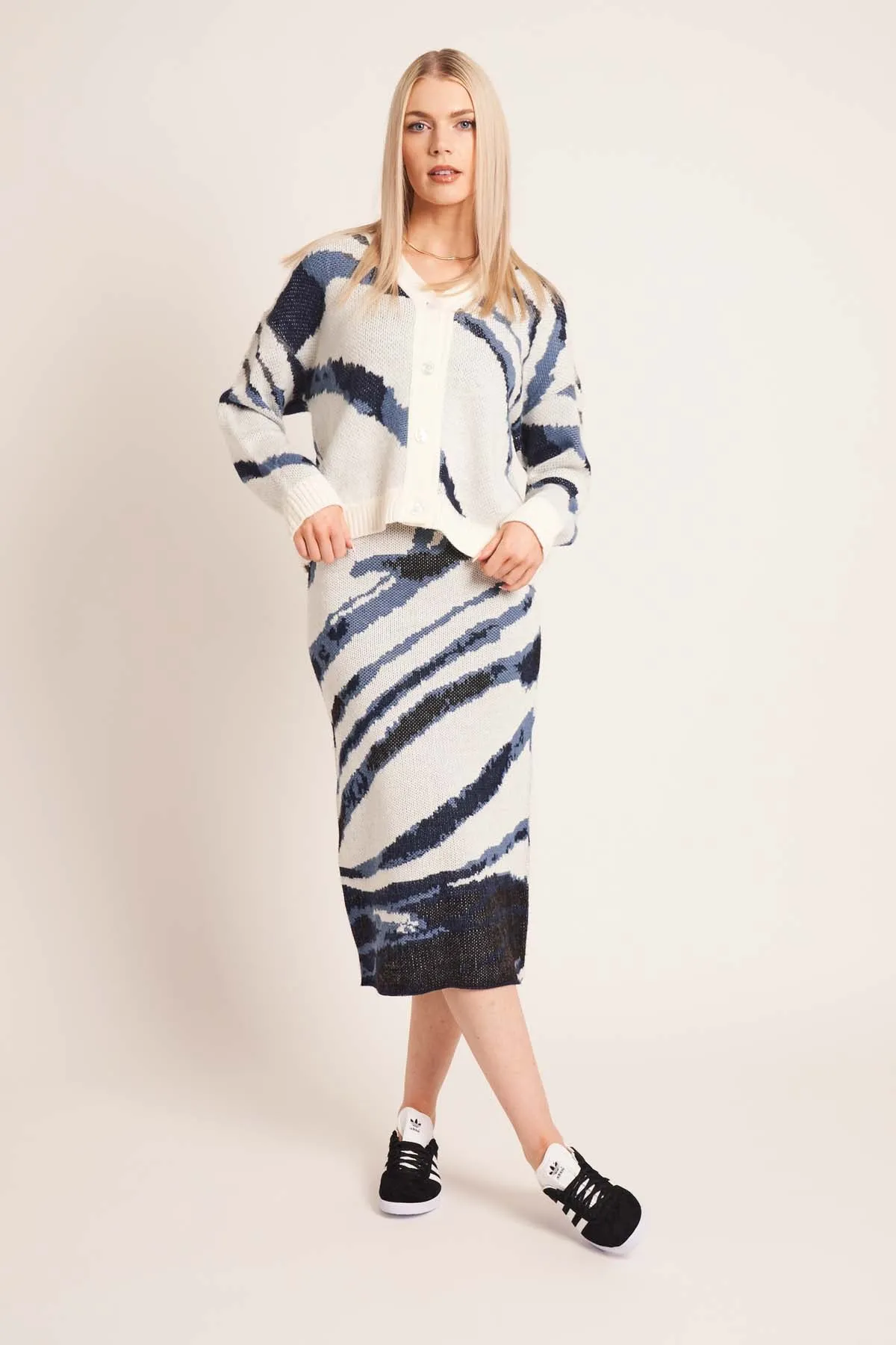 WAVELET KNIT CARDIGAN sold by NATIVE YOUTH product image thumbnail 2