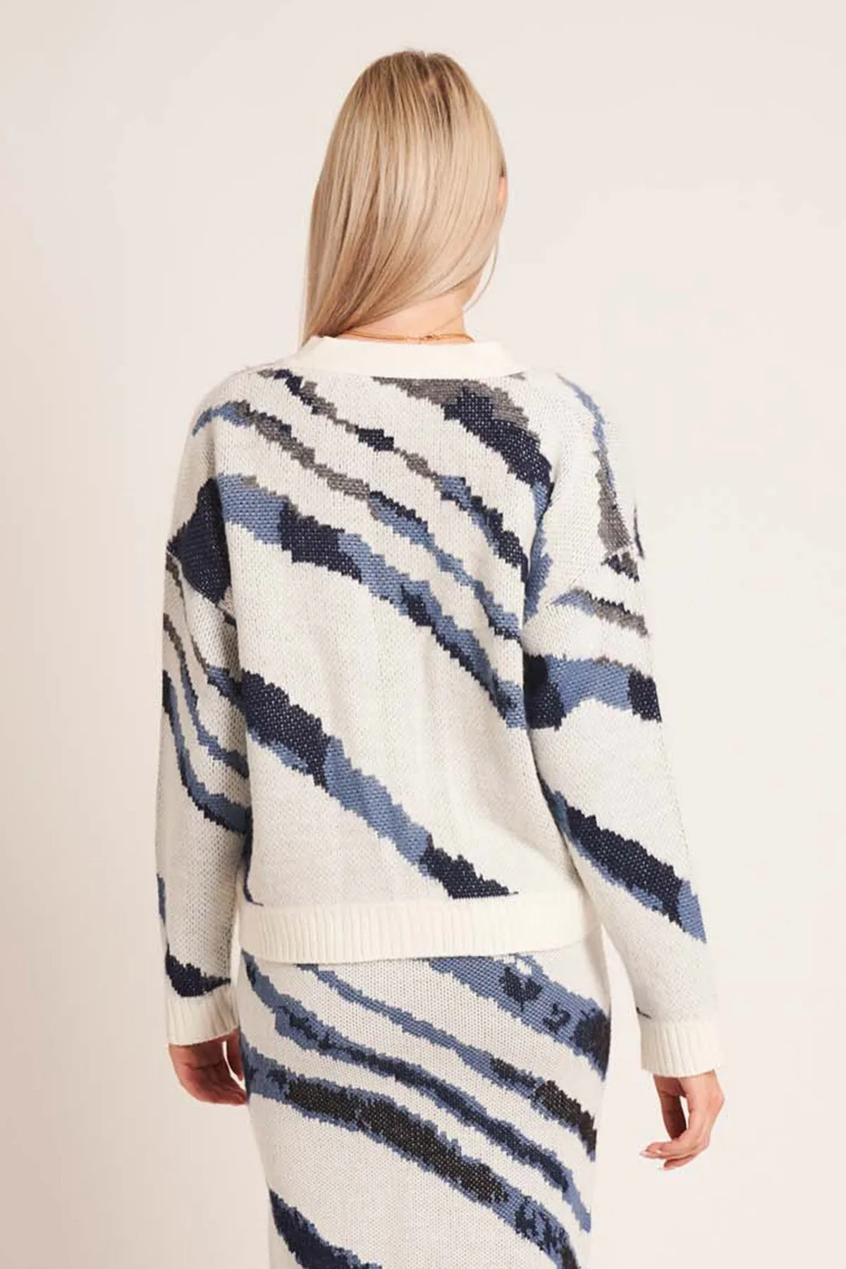 WAVELET KNIT CARDIGAN sold by NATIVE YOUTH product image thumbnail 4