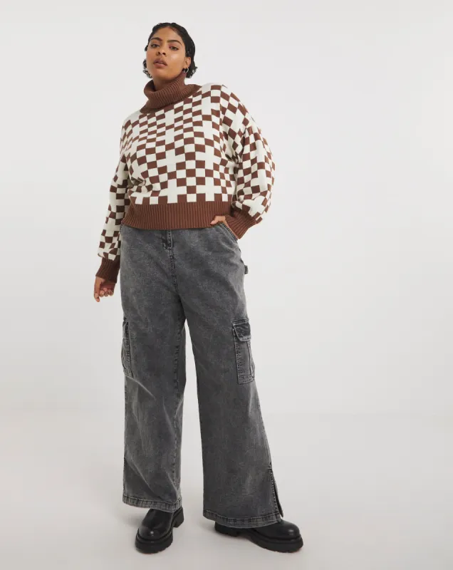 ROCIO KNITTED JUMPER - CURVE sold by NATIVE YOUTH