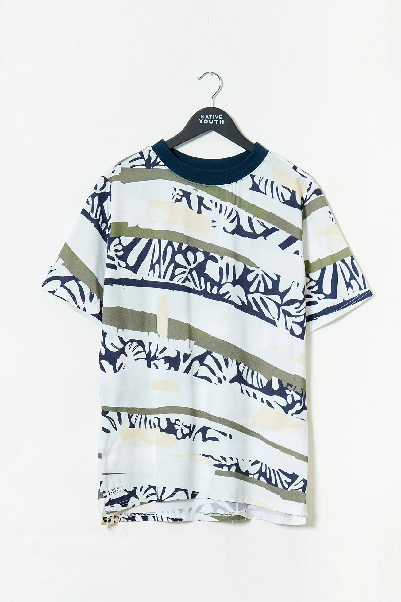 TROPI CAMO WOVEN TEE sold by NATIVE YOUTH