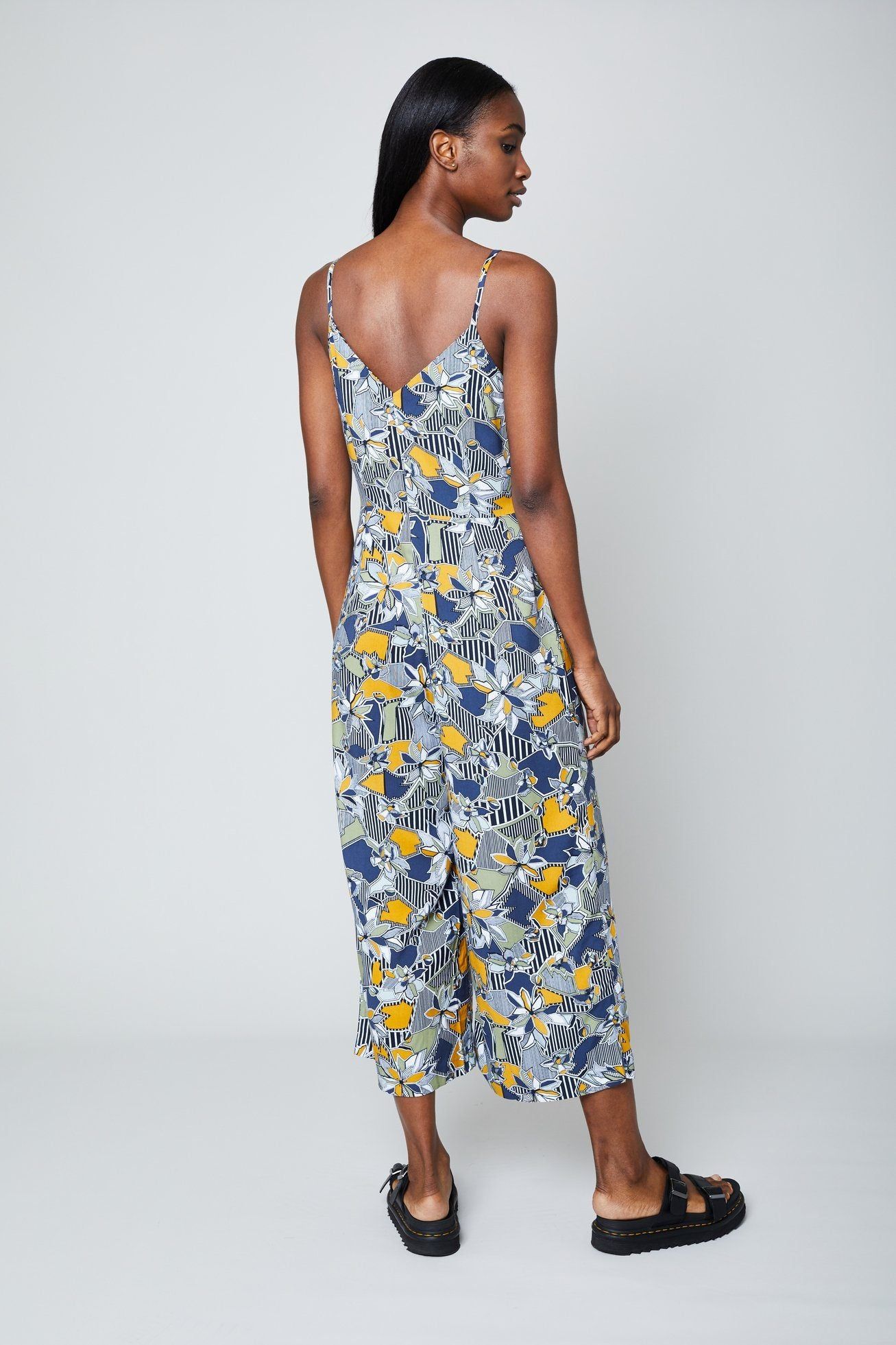 THE GEO FLORA CAMI JUMPSUIT sold by NATIVE YOUTH product image thumbnail 3