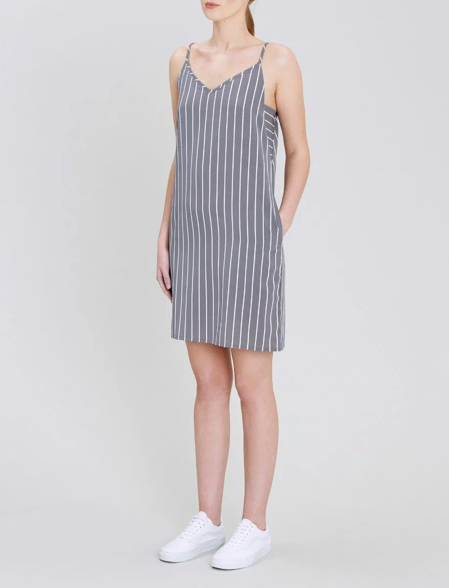 Aya Stripe Slip Dress sold by NATIVE YOUTH product image thumbnail 3