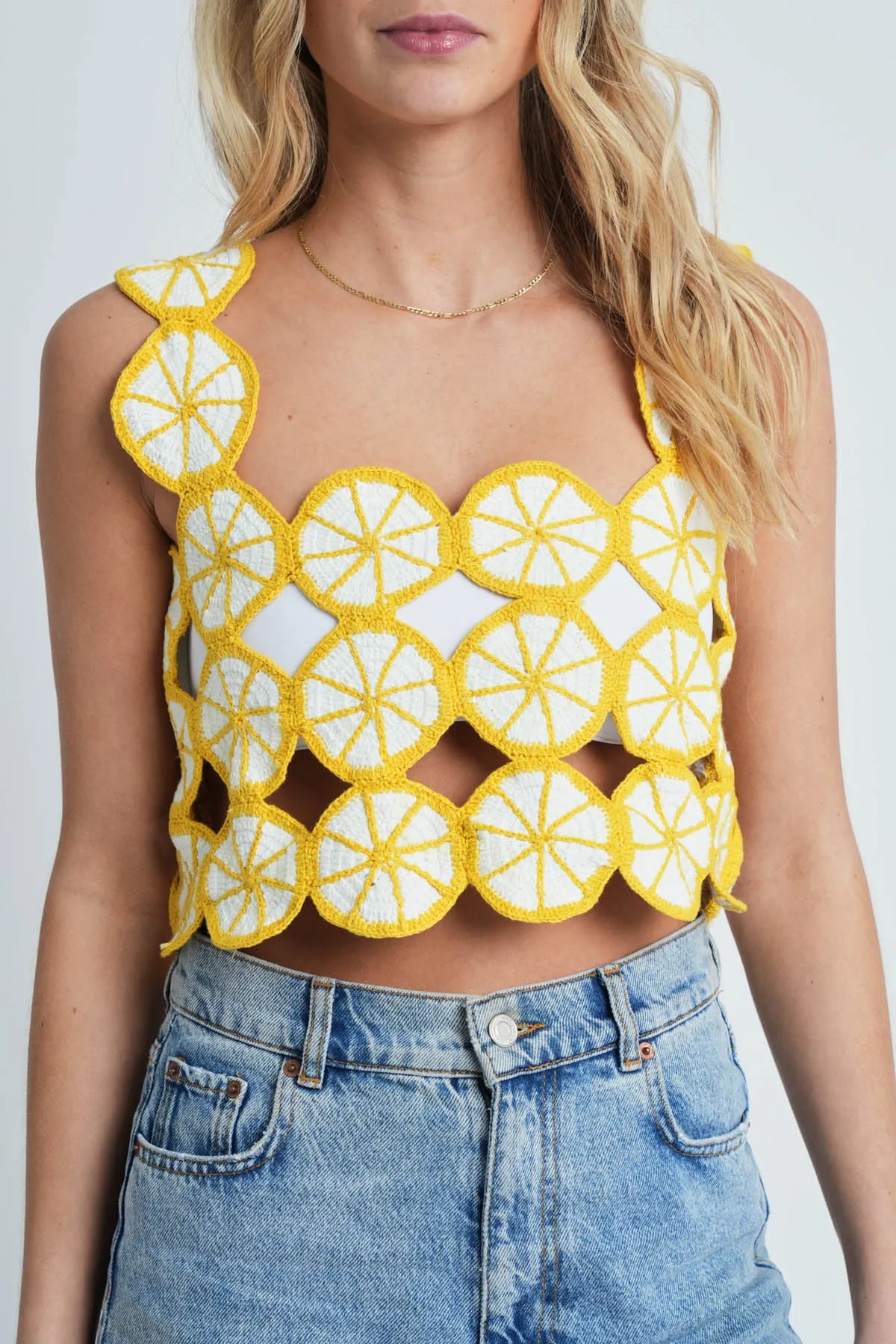 LUCIA CROCHET TOP sold by NATIVE YOUTH product image thumbnail 3