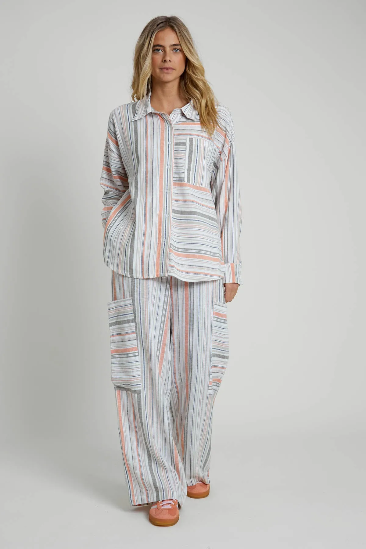 DILIA WIDE LEG TROUSERS sold by NATIVE YOUTH product image thumbnail 2