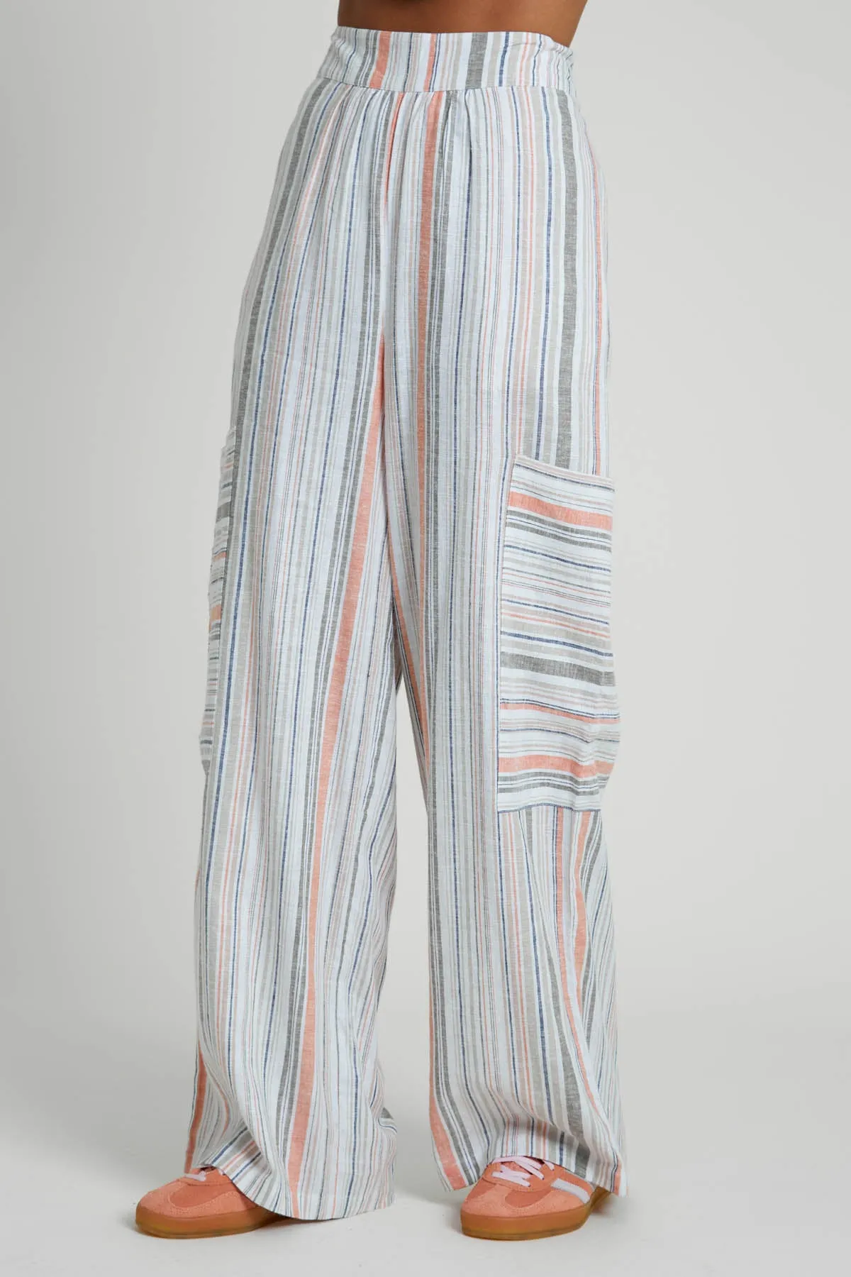 DILIA WIDE LEG TROUSERS sold by NATIVE YOUTH