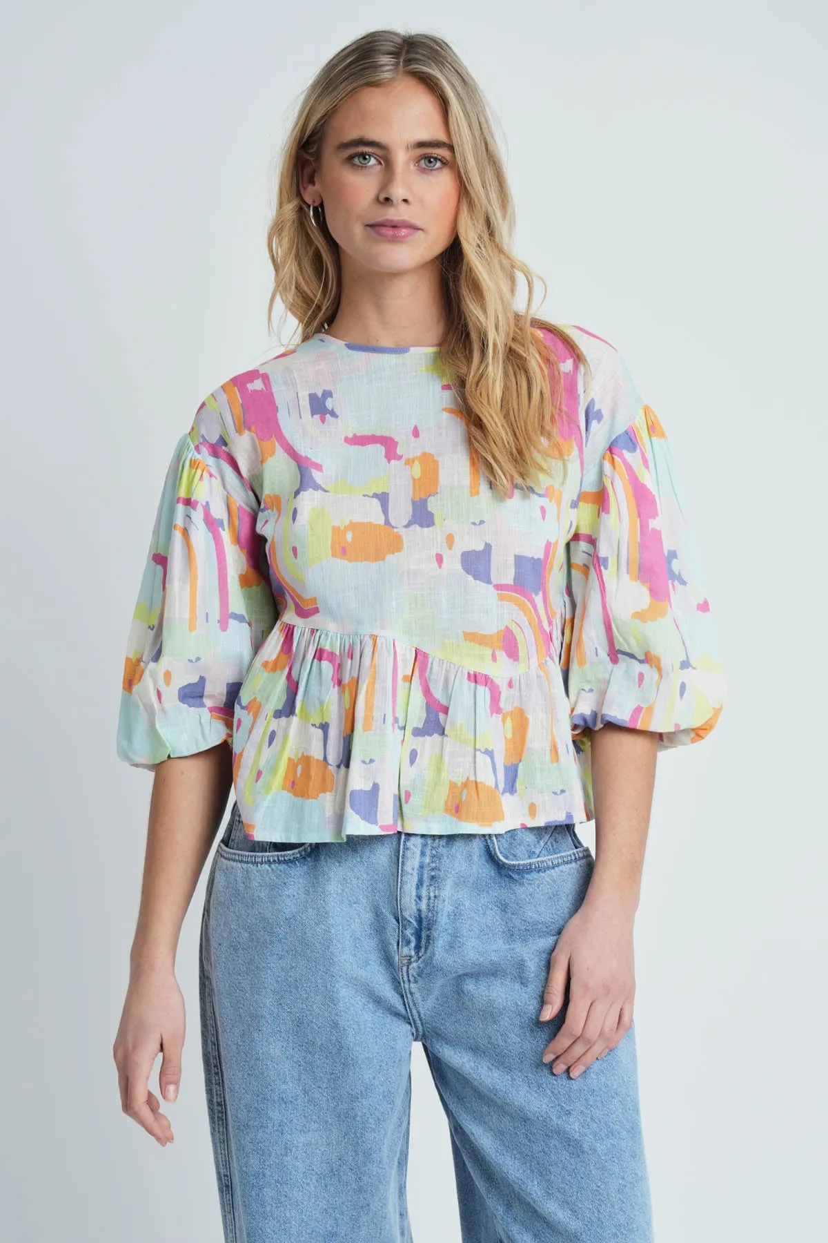 SUMMER RAIN BLOUSE sold by NATIVE YOUTH product image thumbnail 4