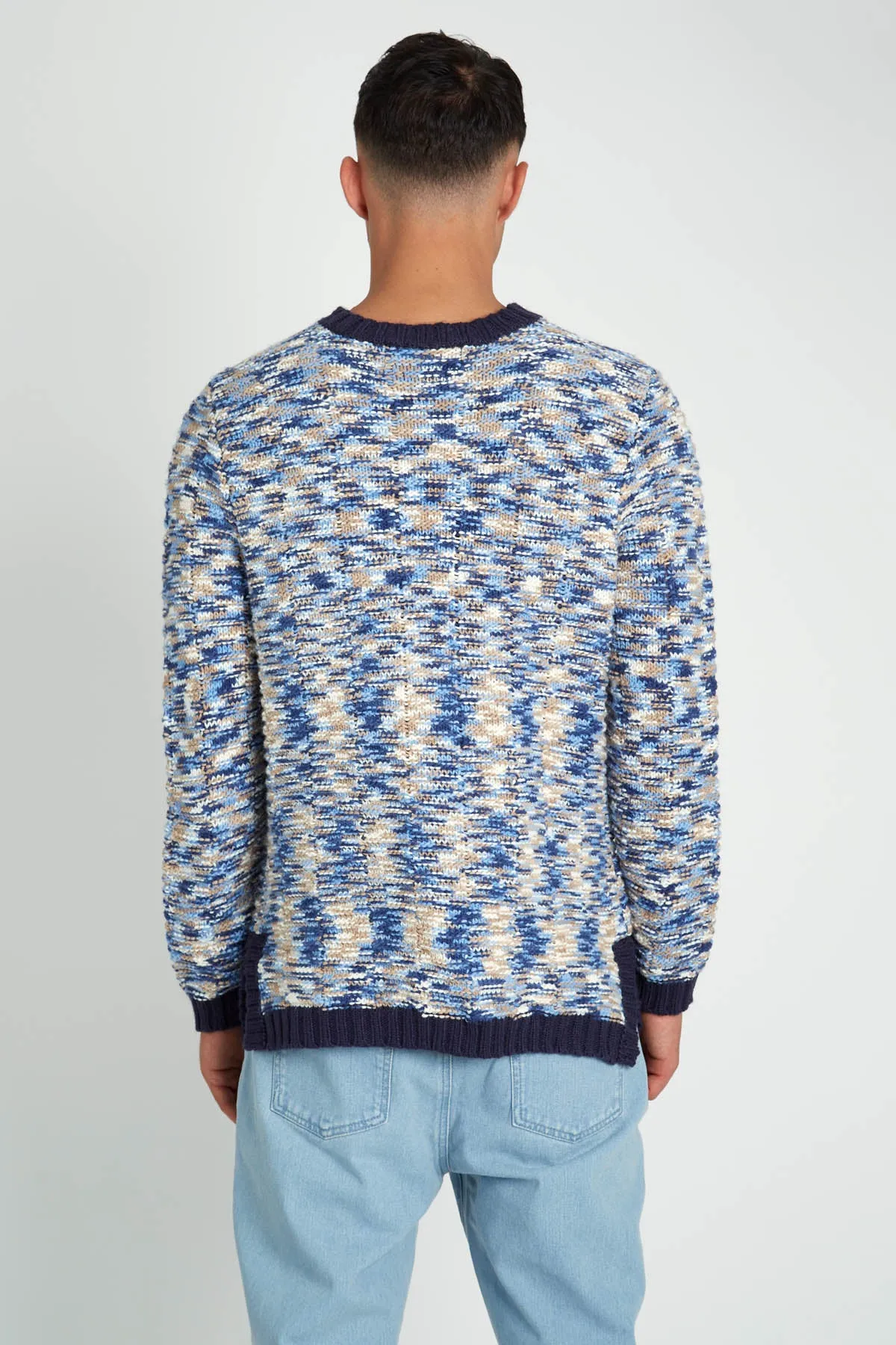 CYPHER KNITTED SPACE DYE JUMPER sold by NATIVE YOUTH product image thumbnail 4